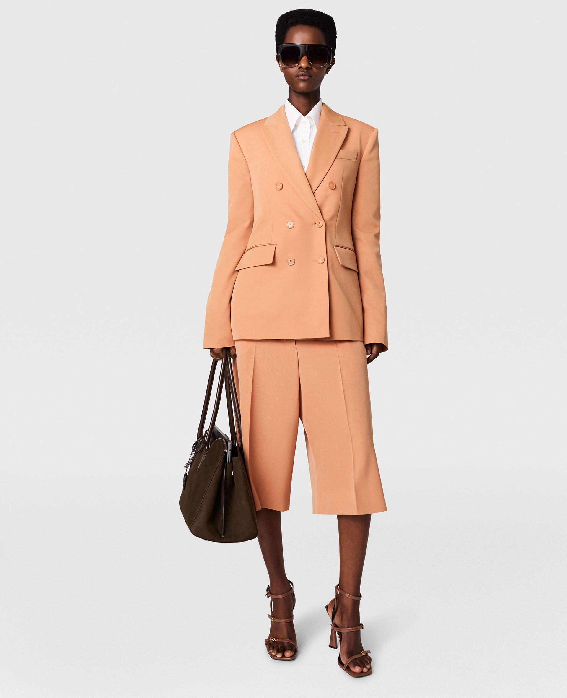 Double-Breasted Blazer -Orange-large image number 5