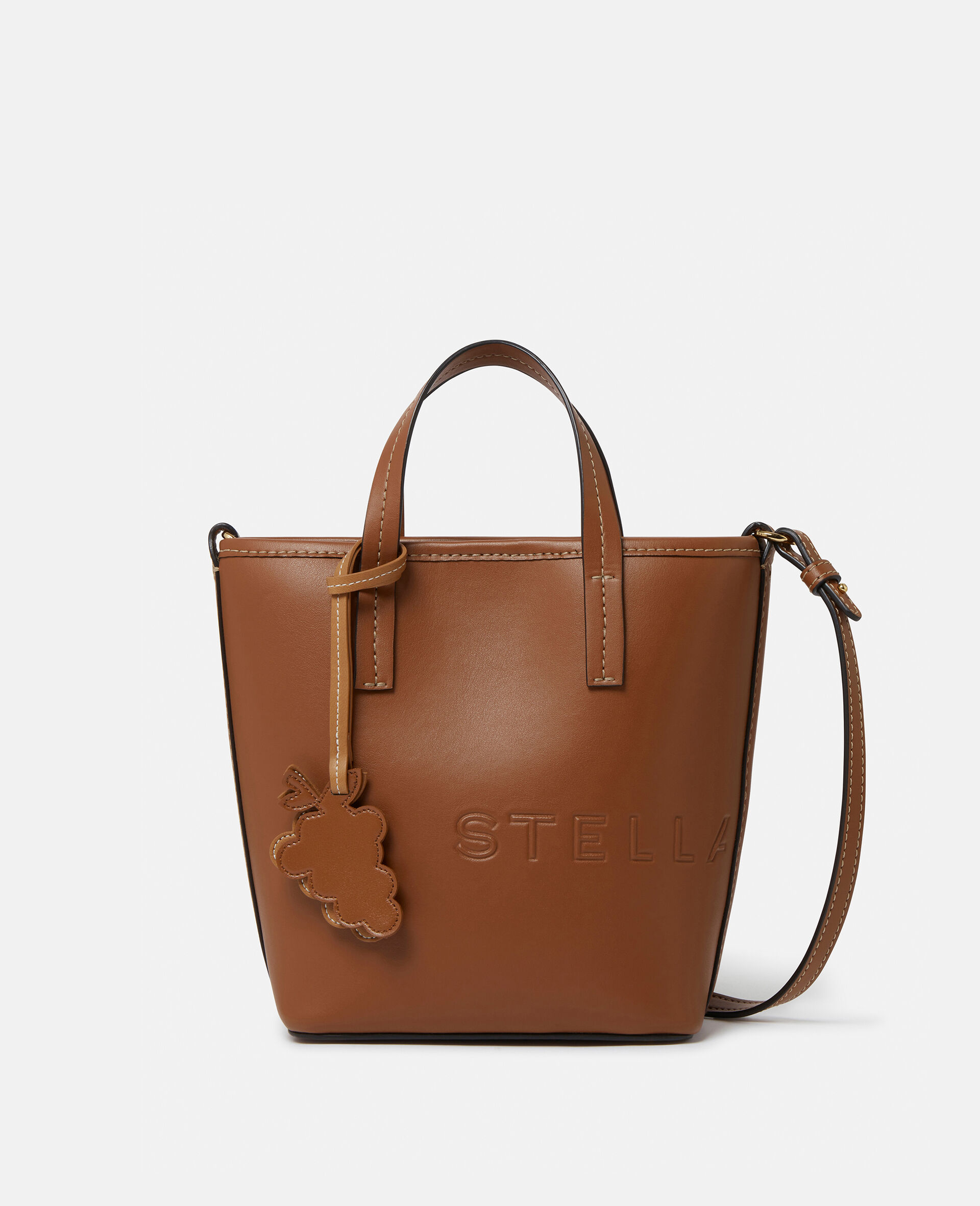 Logo Bucket Bag-Brown-large image number 0