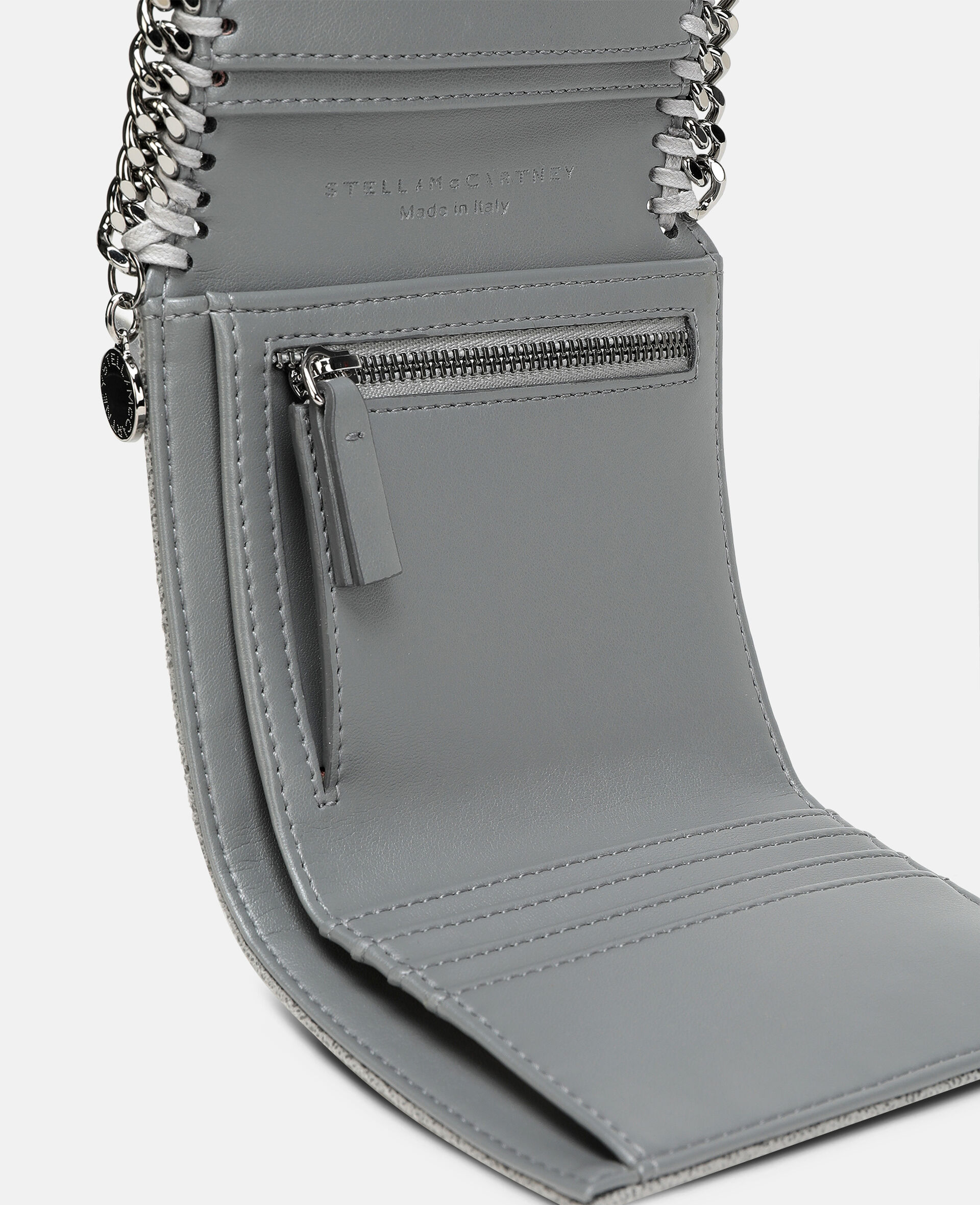 Falabella Small Flap Wallet-Black-large image number 1