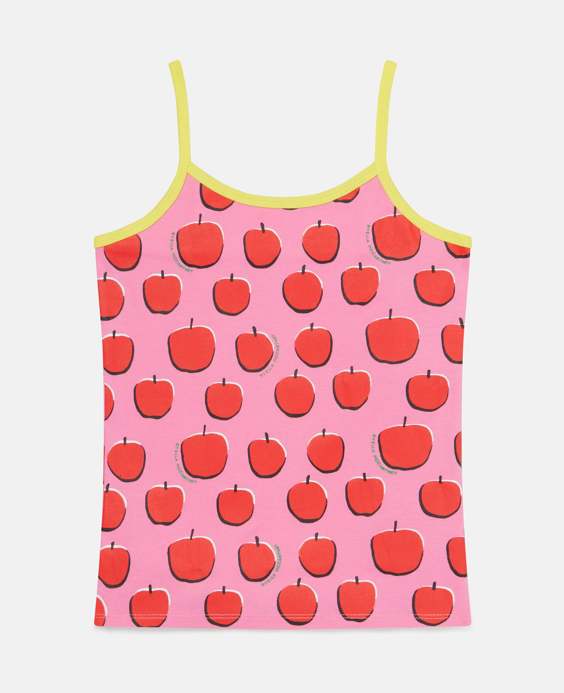 7 Pack of Apple Print Days of the Week Vests-Multicolour-large image number 1