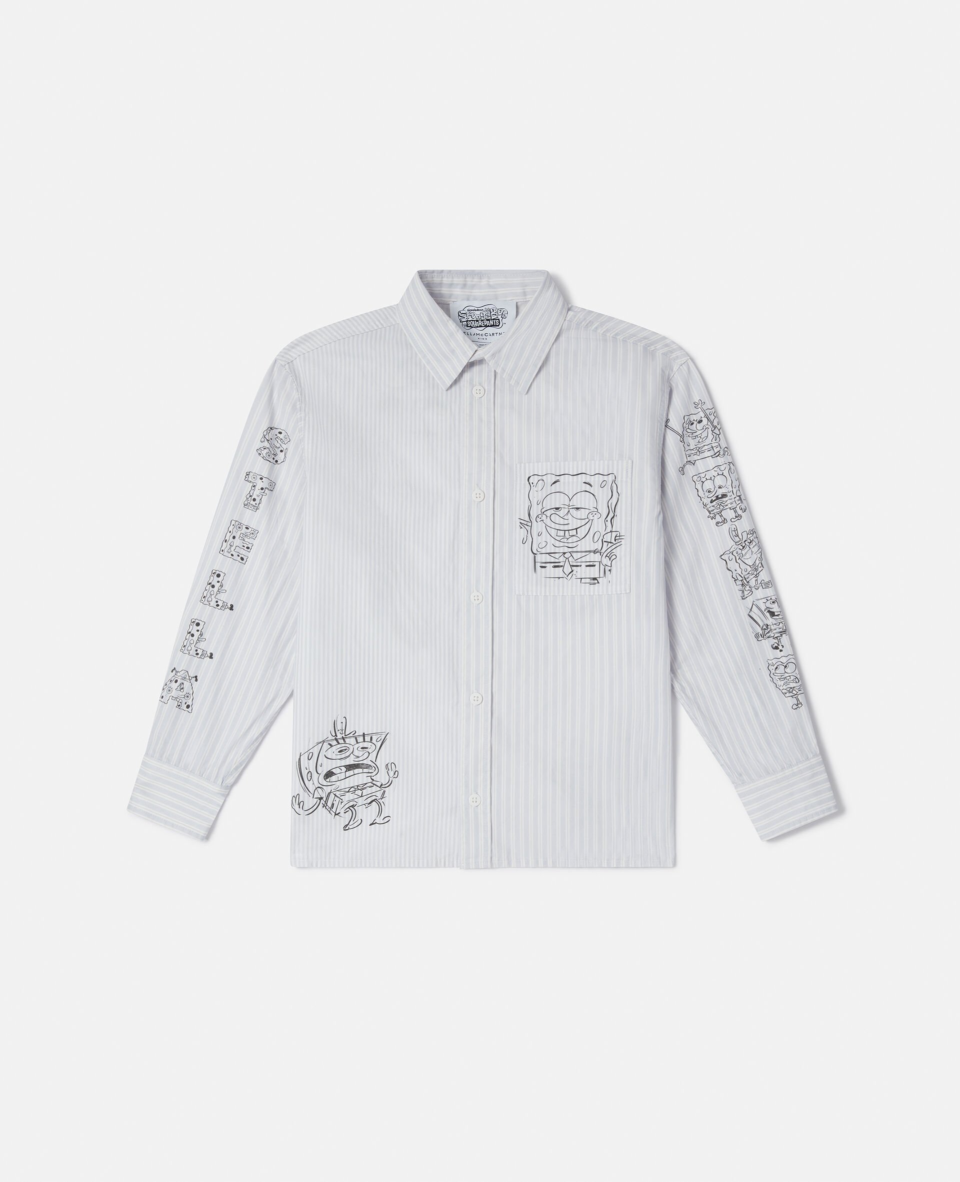 SpongeBob Graphic Shirt-Cream-medium