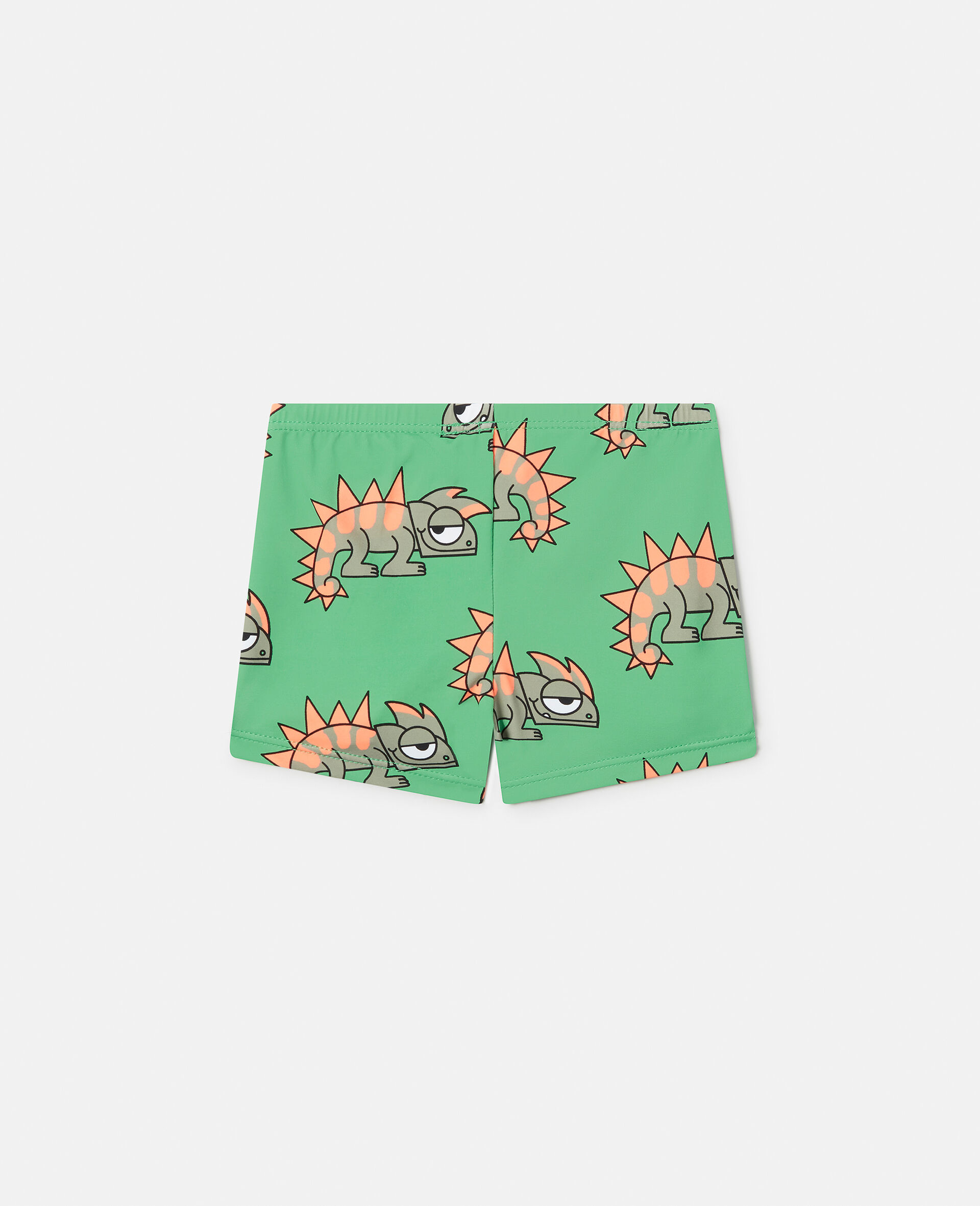 Gecko Print Swim Trunks-Pink-large image number 2