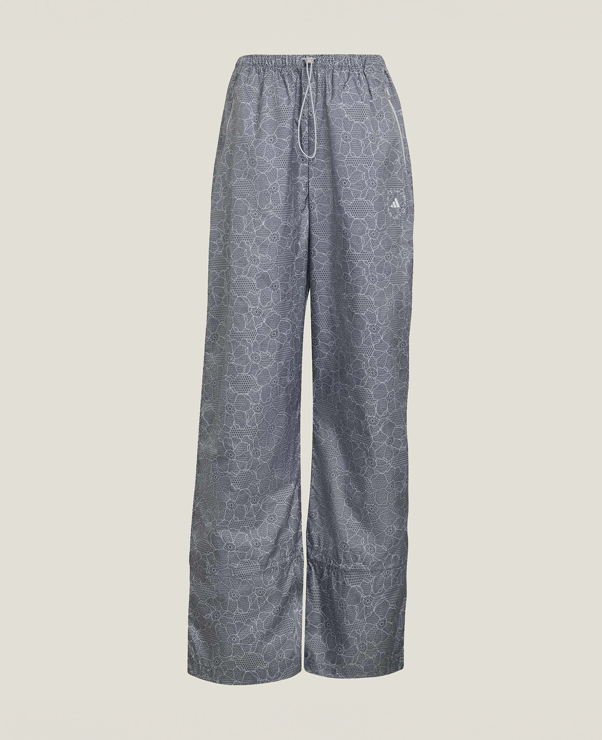 Logo Woven Trackpants-Grey-medium