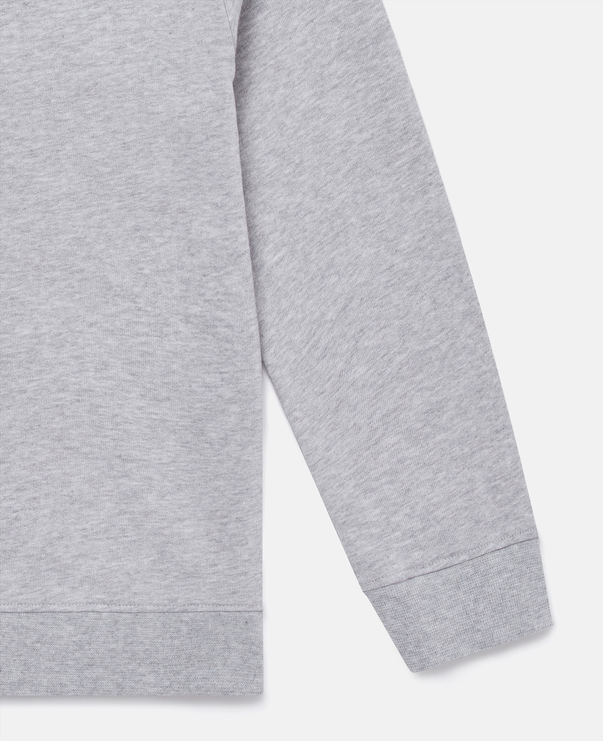 Cat Graphic Sweatshirt-Grey-large Cat Graphic Sweatshirt-Grey-large image number 3