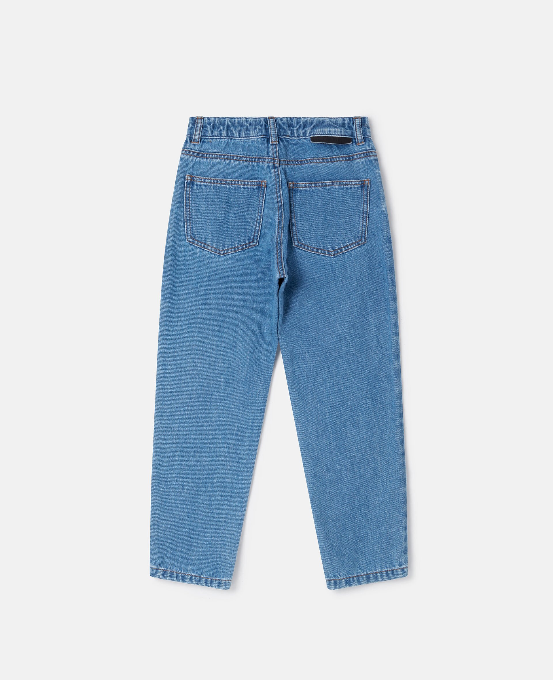 怪兽狂欢牛仔裤-蓝色-large image number 2