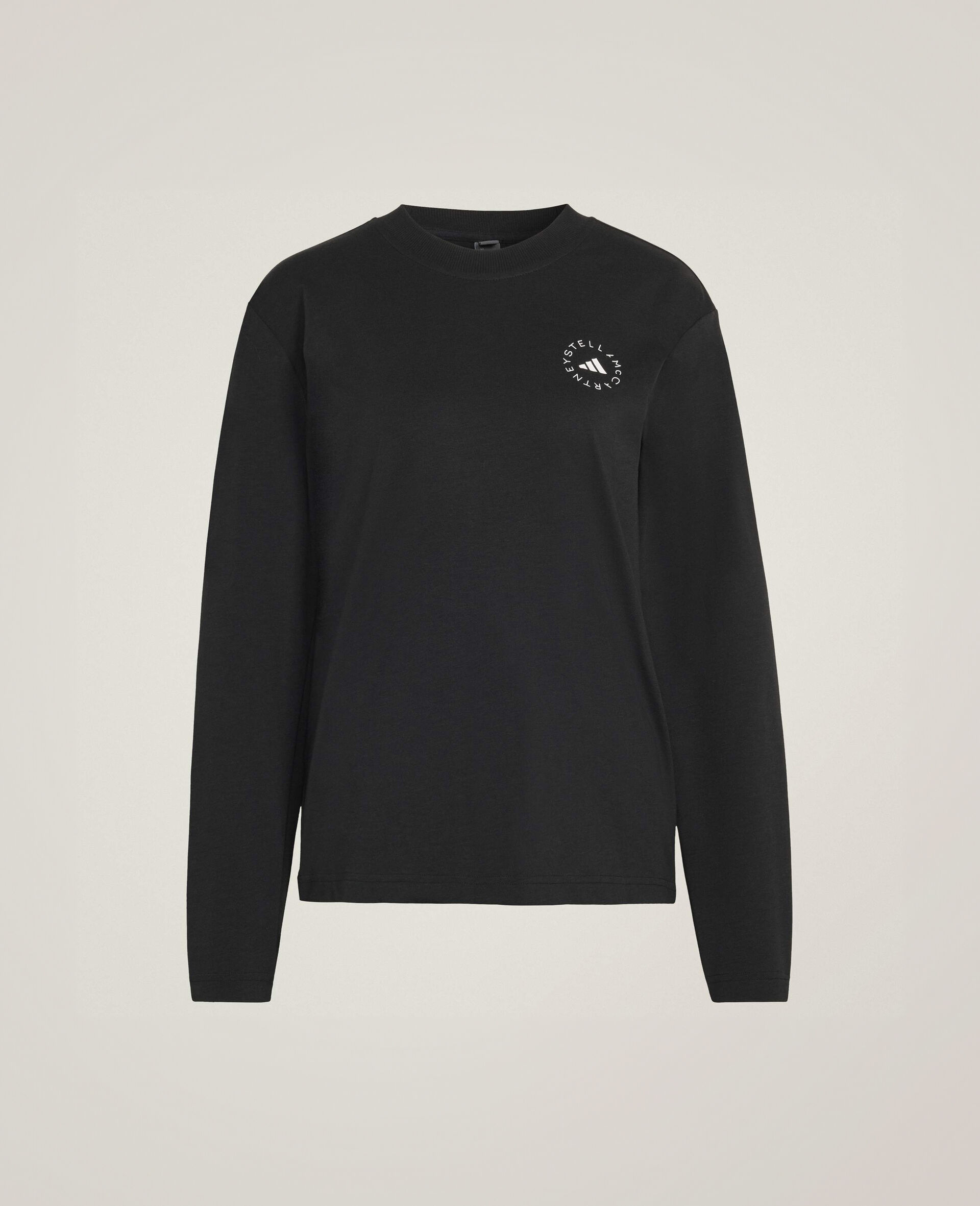 Logo Long Sleeve Classic T-Shirt-Black-medium