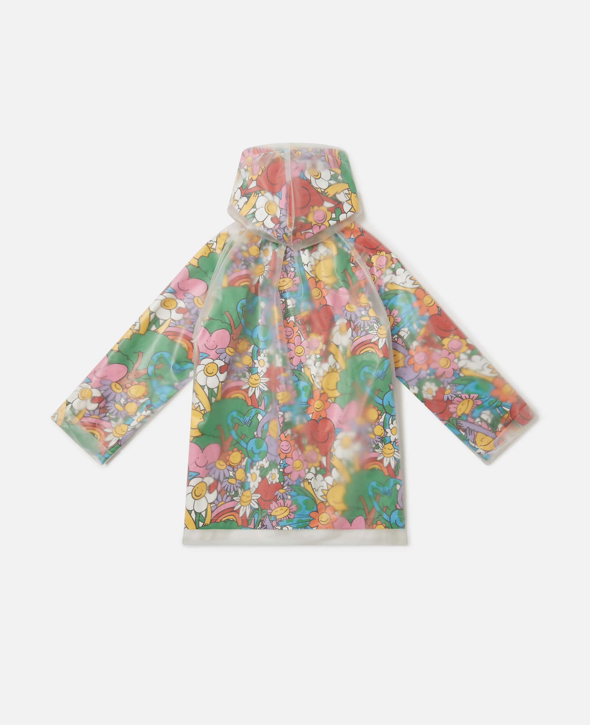 キッズダウンジャケット　ステラマッカートニー　着画　クリーニング済　花柄　80 Stella McCartney Kids（ステラ・マッカートニー・キッズ