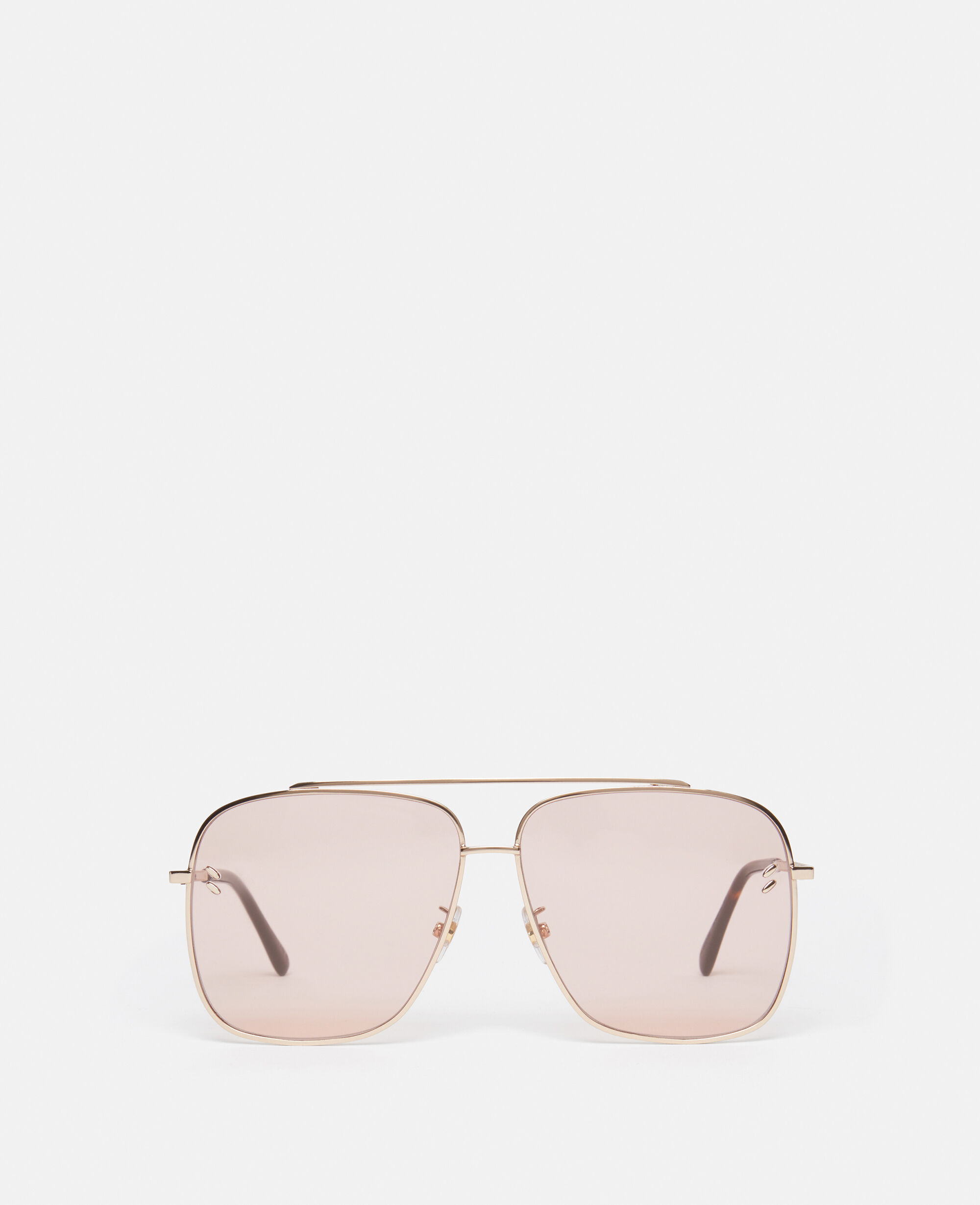 Rose gold square sunglasses outlet