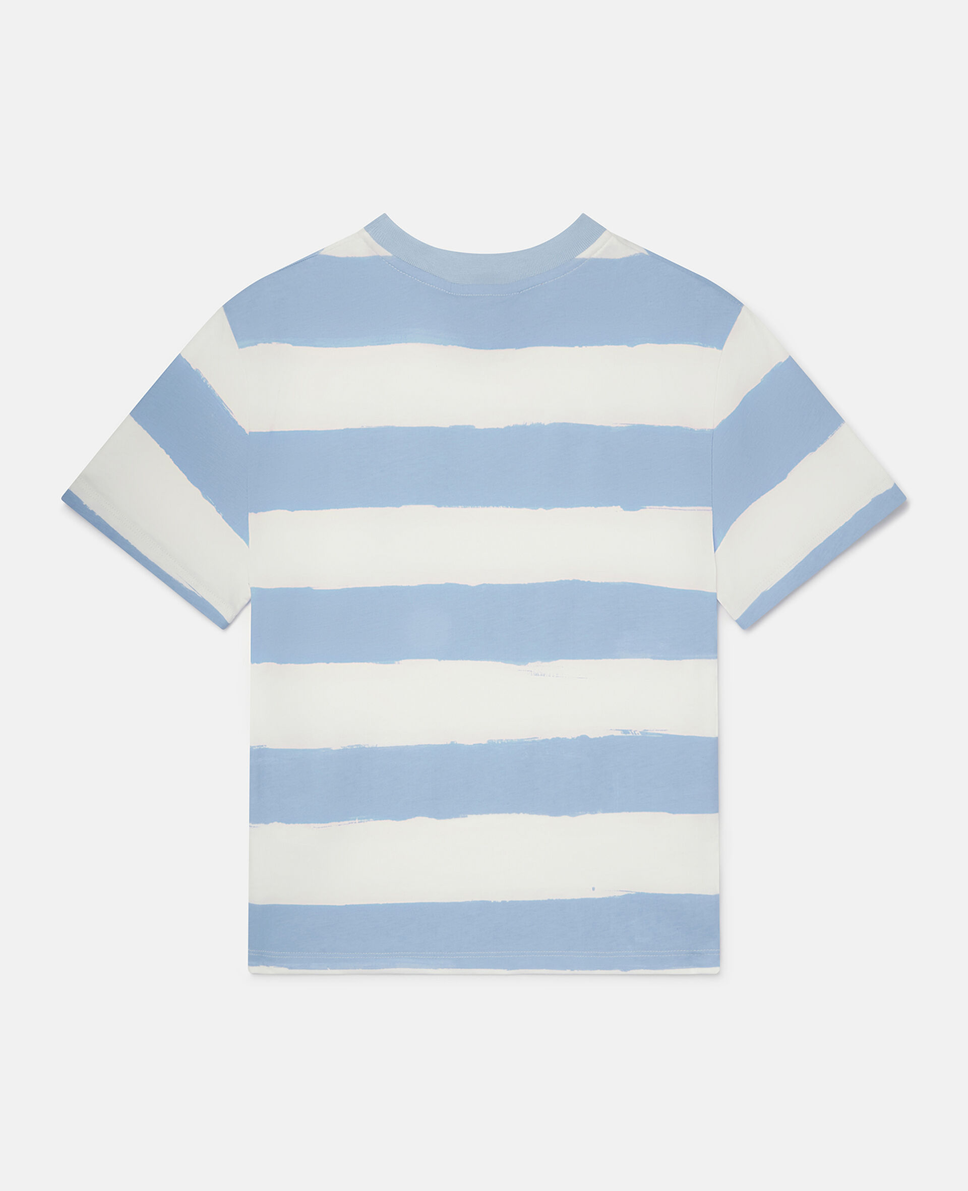 'Untitled' Striped T-Shirt-Blue-large image number 1
