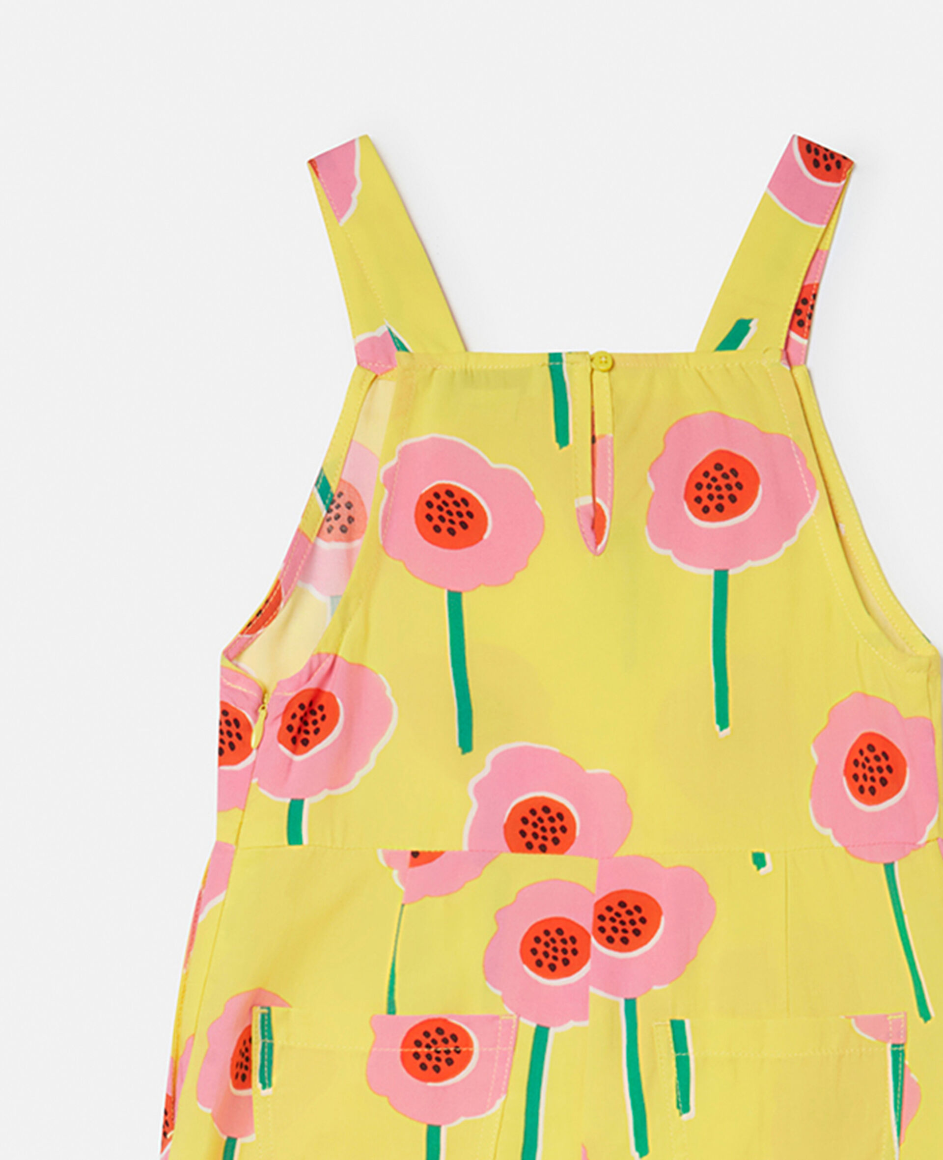 Flower Print Flared Jumpsuit-Multicolour-large image number 3