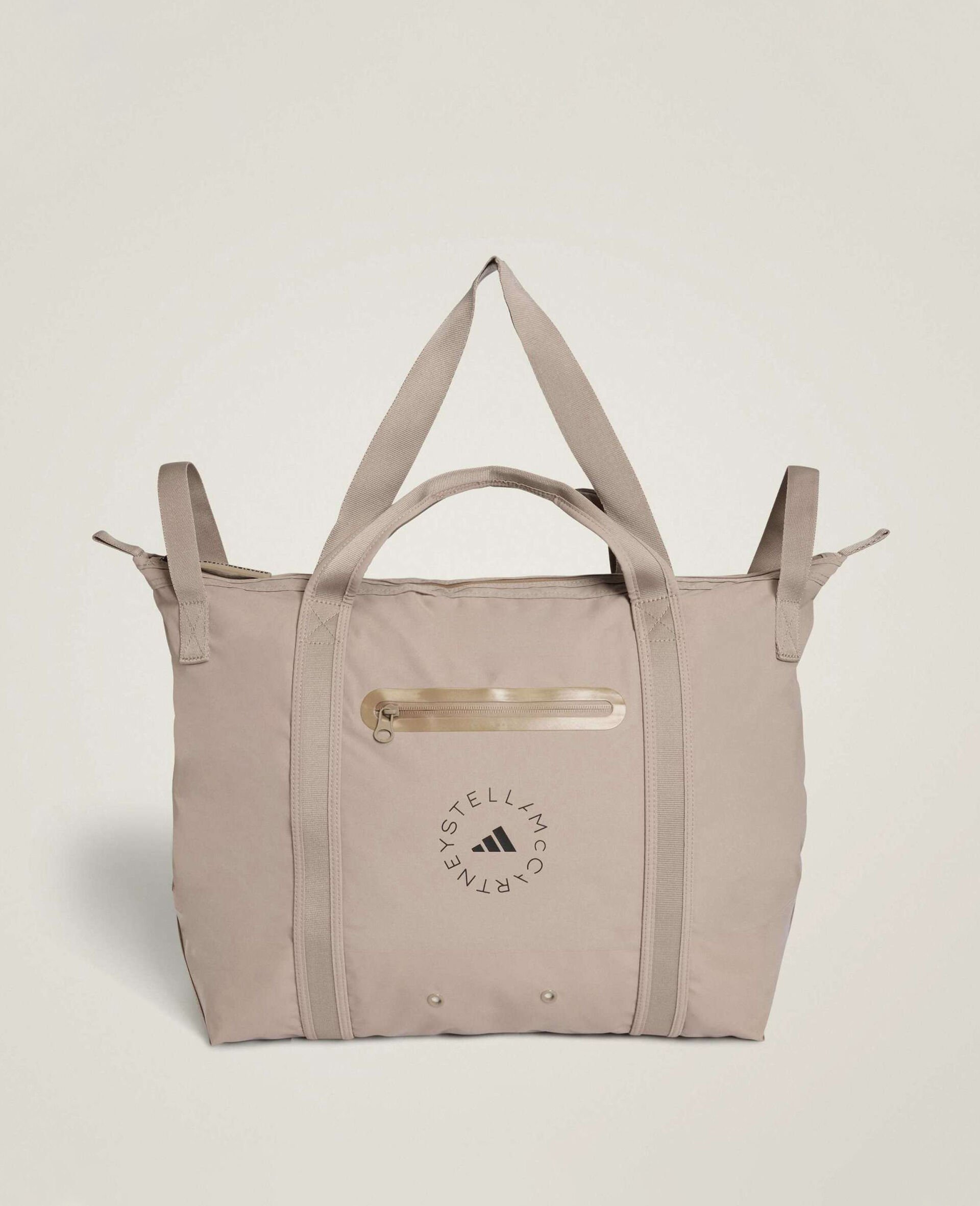 Logo Tote Bag-Brown-medium