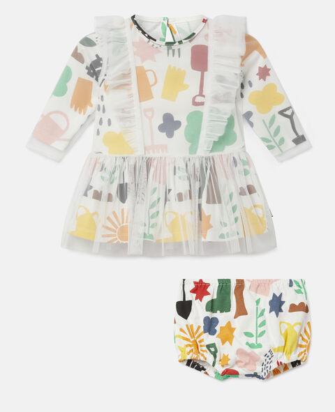 Kids 화이트 가든 튤 드레스 | Stella McCartney KR