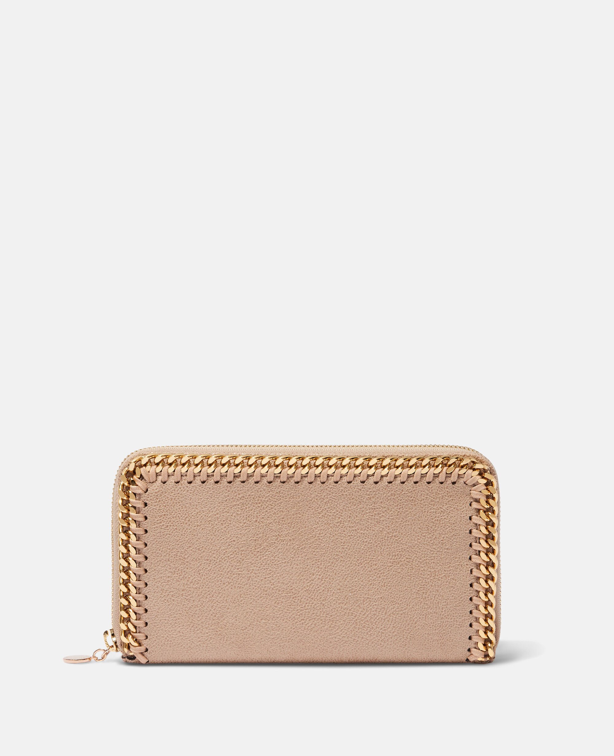 Women Clotted Cream Falabella Zip Continental Wallet Stella McCartney GB