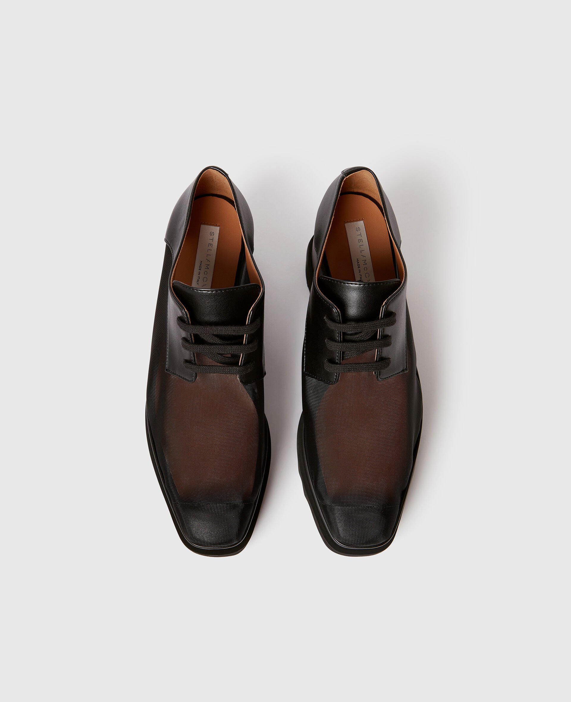 Elyse Mesh Platform Shoes-Black-large image number 3