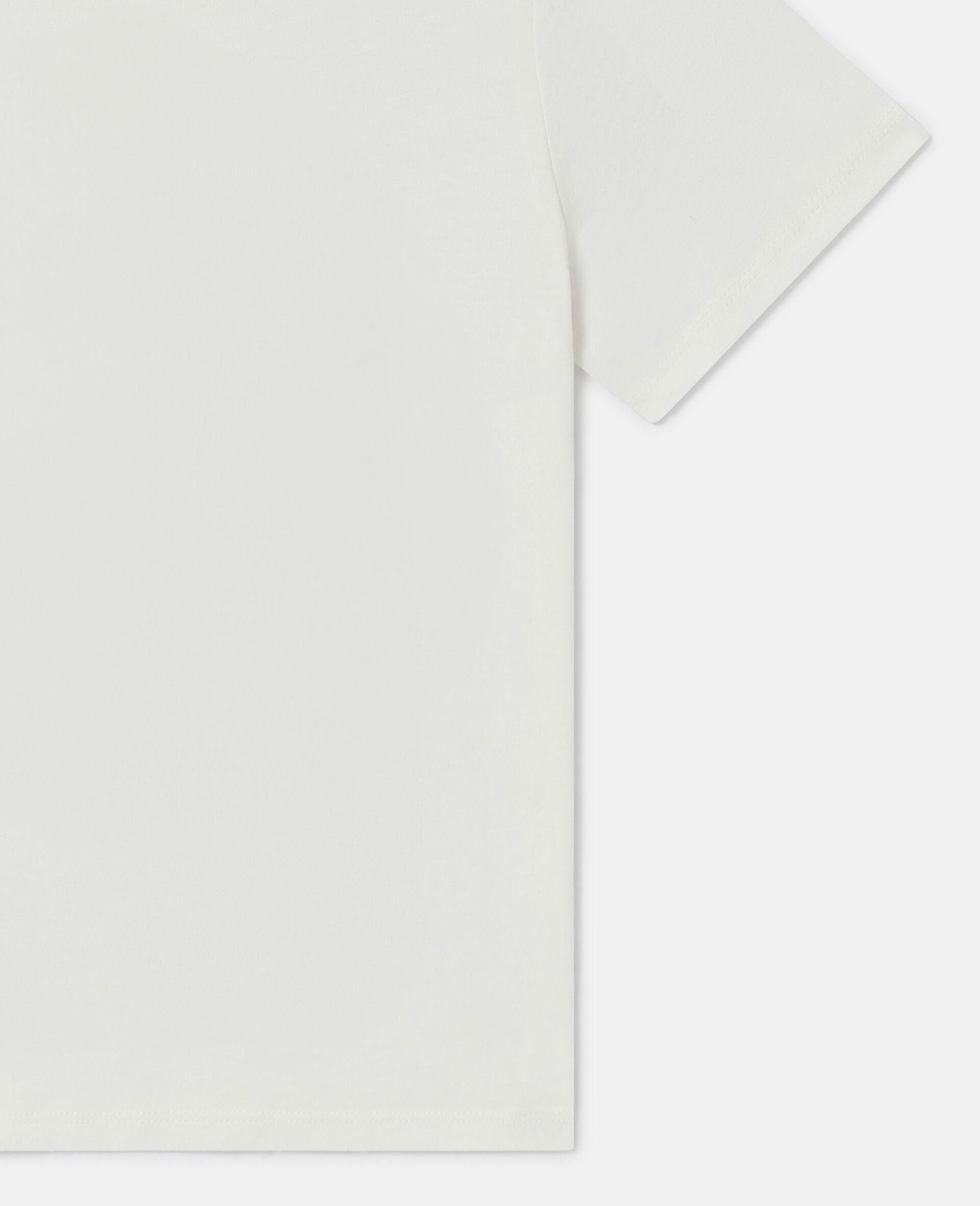 仙子印花圆领T恤-白色-large image number 3