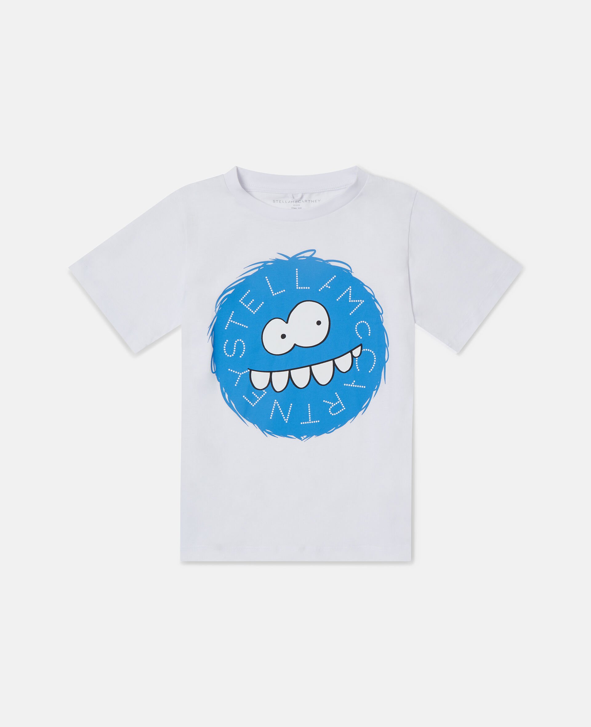 Monster Graphic T-Shirt-White-medium