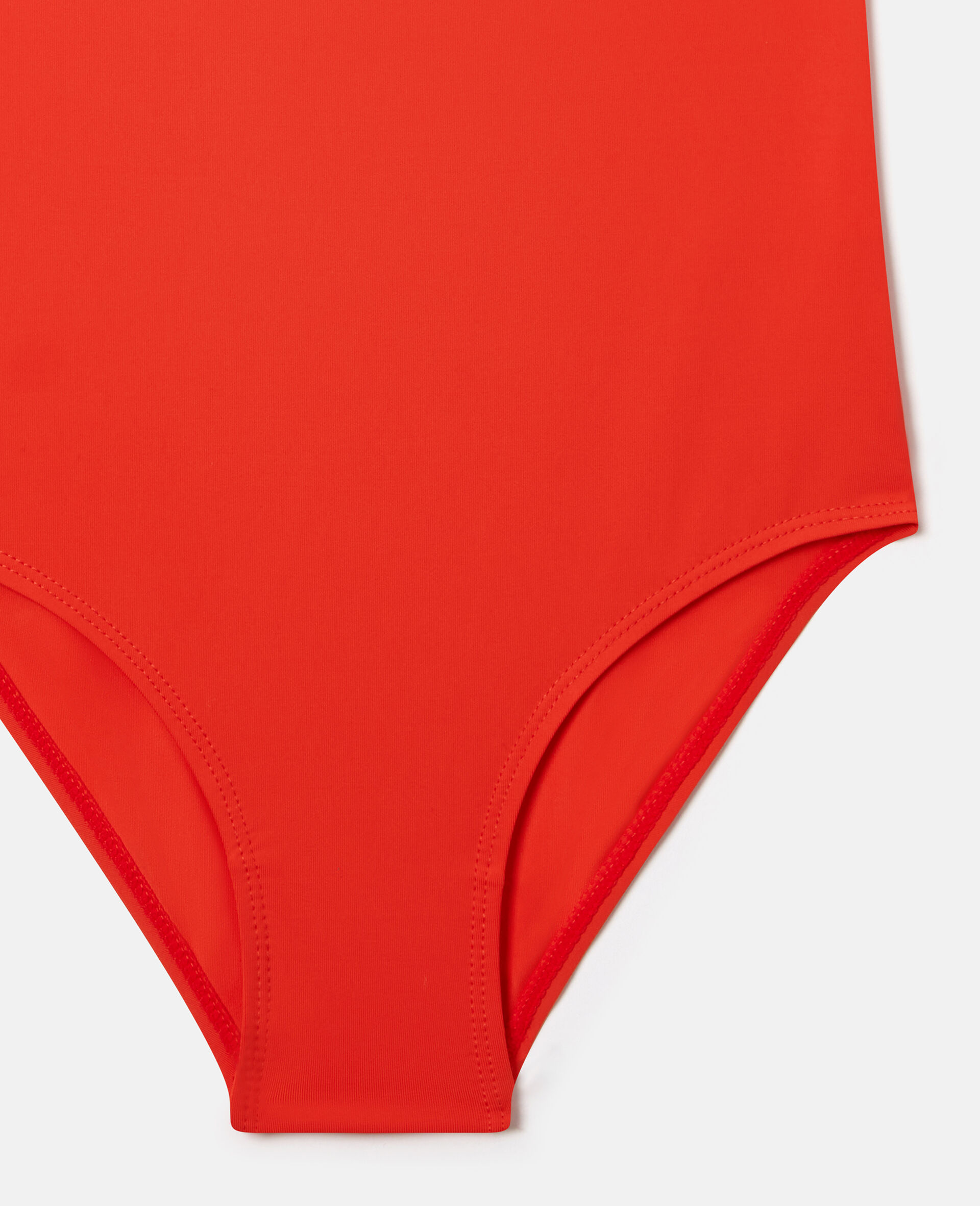 Logo Strap Swimsuit -Red-large image number 3