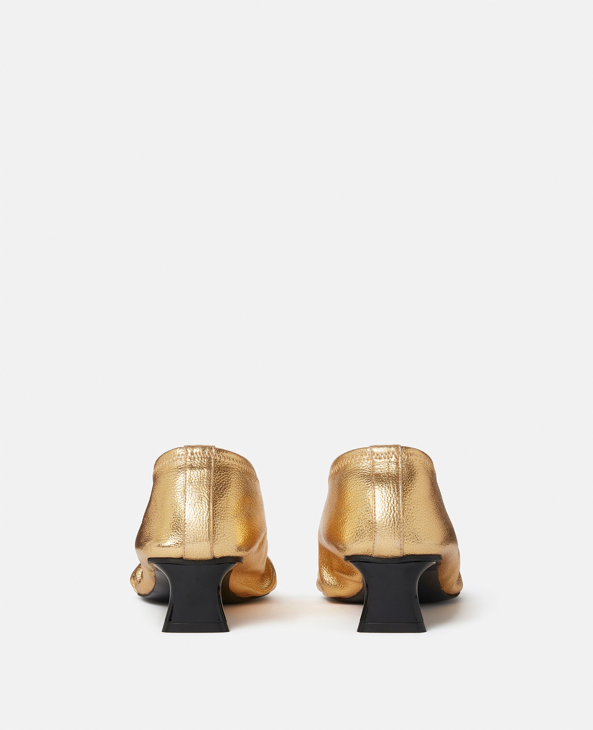 Elsa褶裥猫跟鞋-Gold-large Elsa褶裥猫跟鞋-Gold-large image number 2