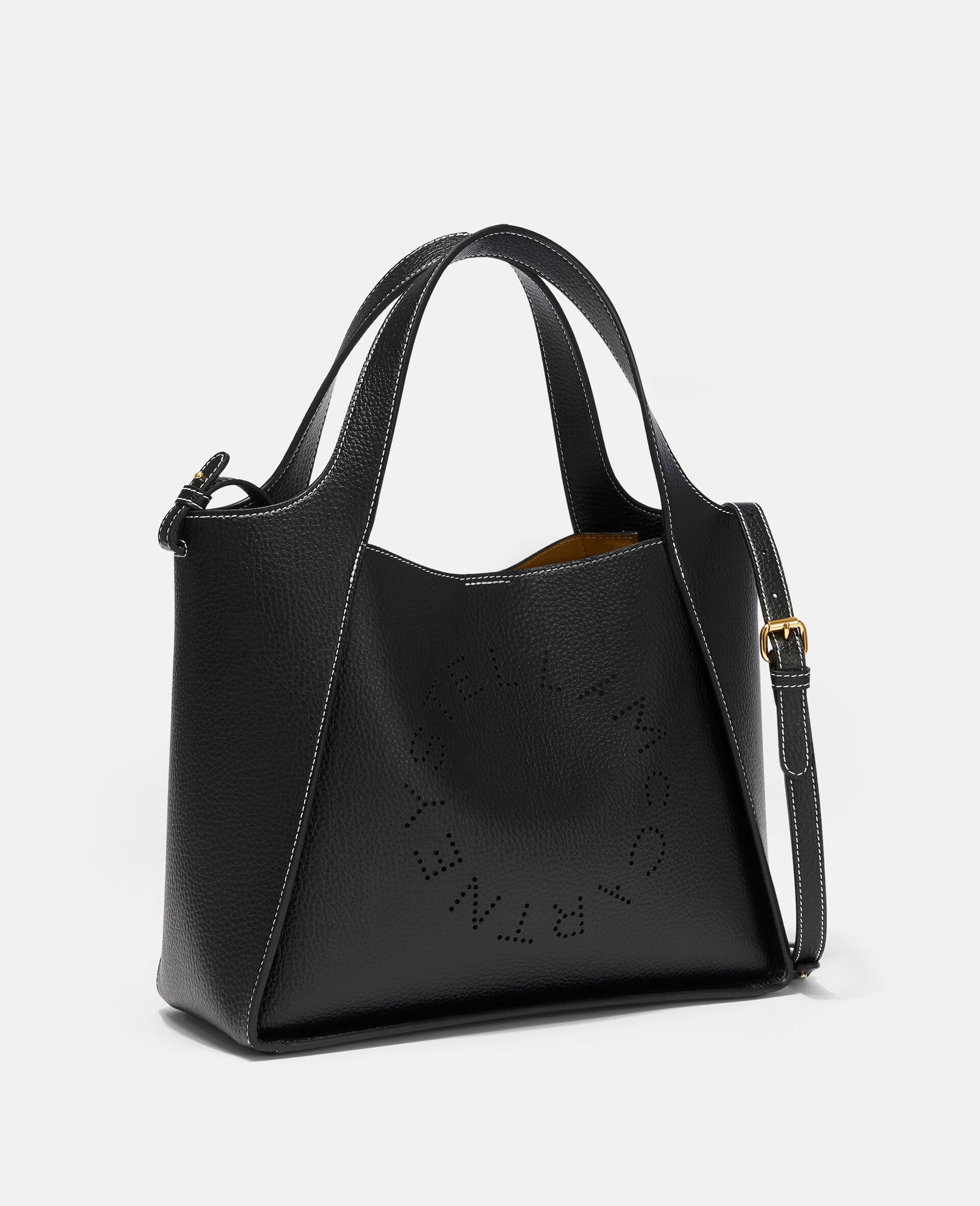 Logo Grainy Alter Mat Crossbody Bag-Black-medium Logo Grainy Alter Mat Crossbody Bag-Black-medium