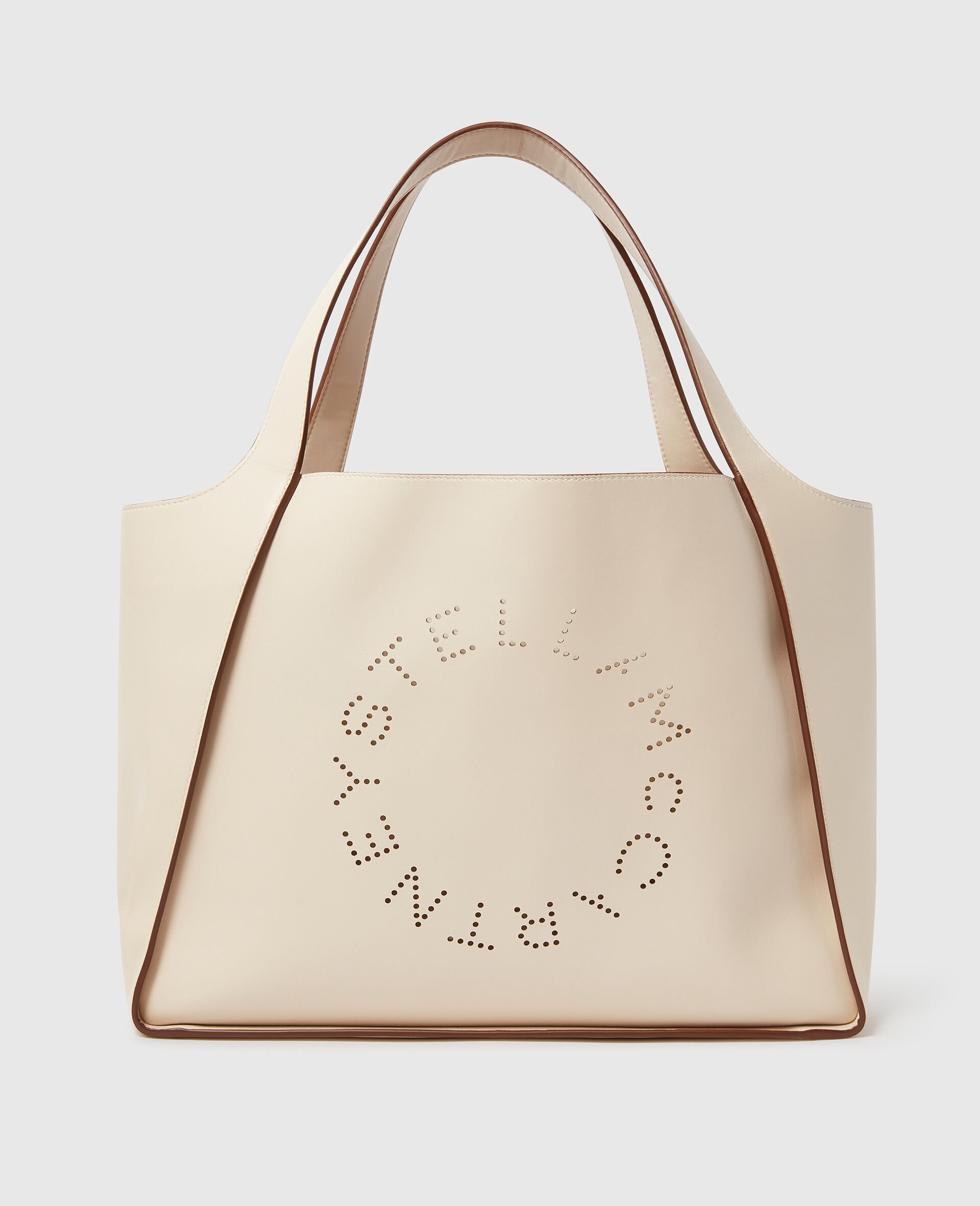 Logo Tote Bag-White-medium