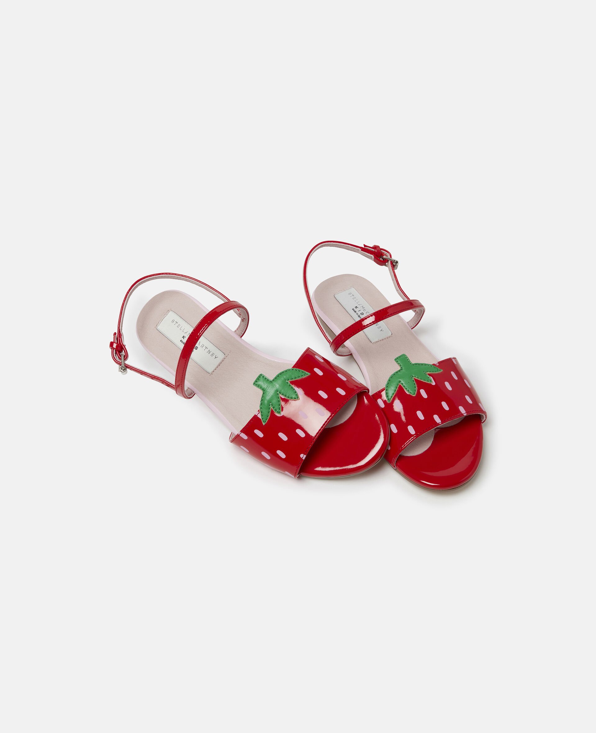 Strawberry Alter Mat Sandals-Red-large Strawberry Alter Mat Sandals-Red-large image number 1
