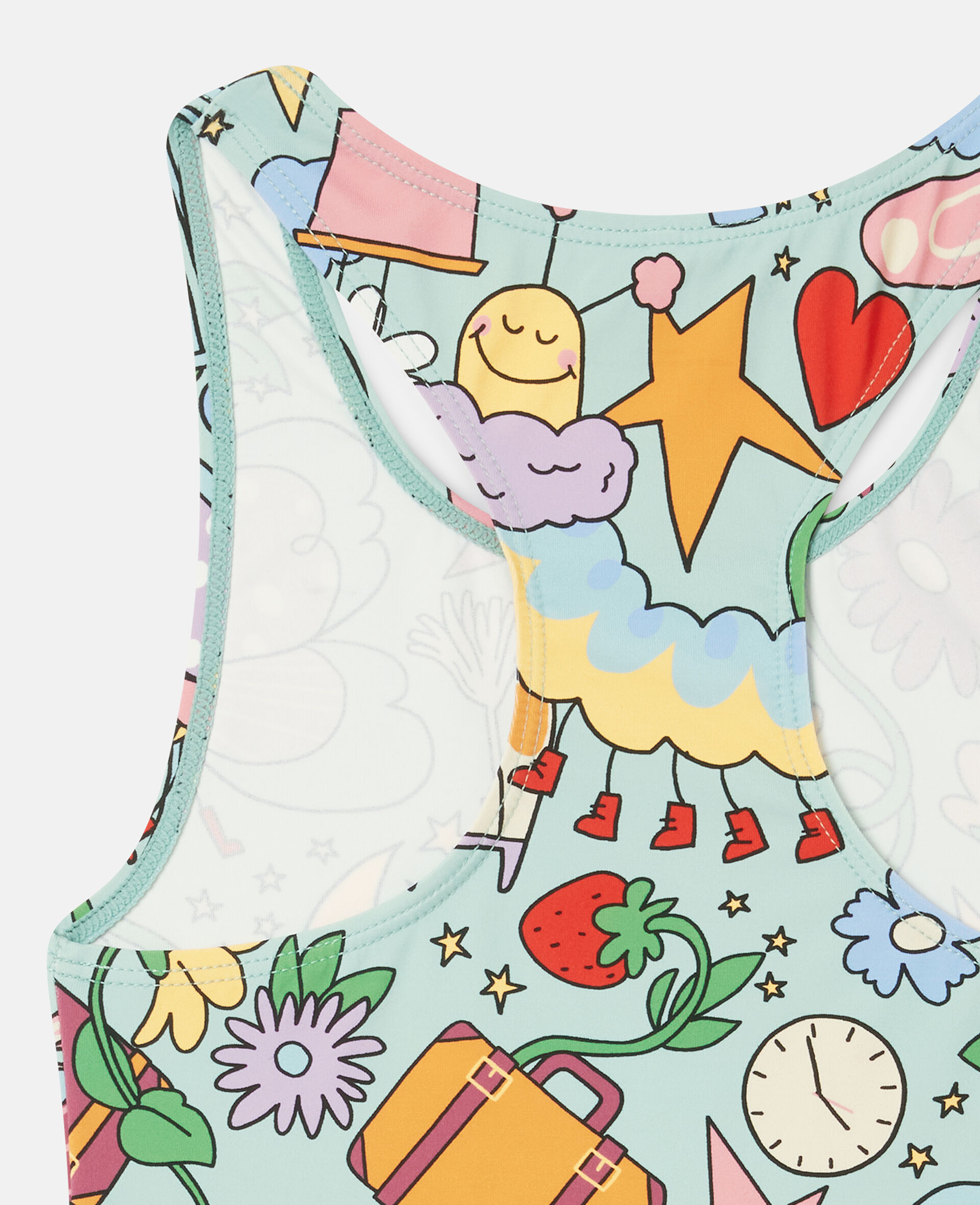 Bug Hotel Print Swimsuit-Multicolour-medium