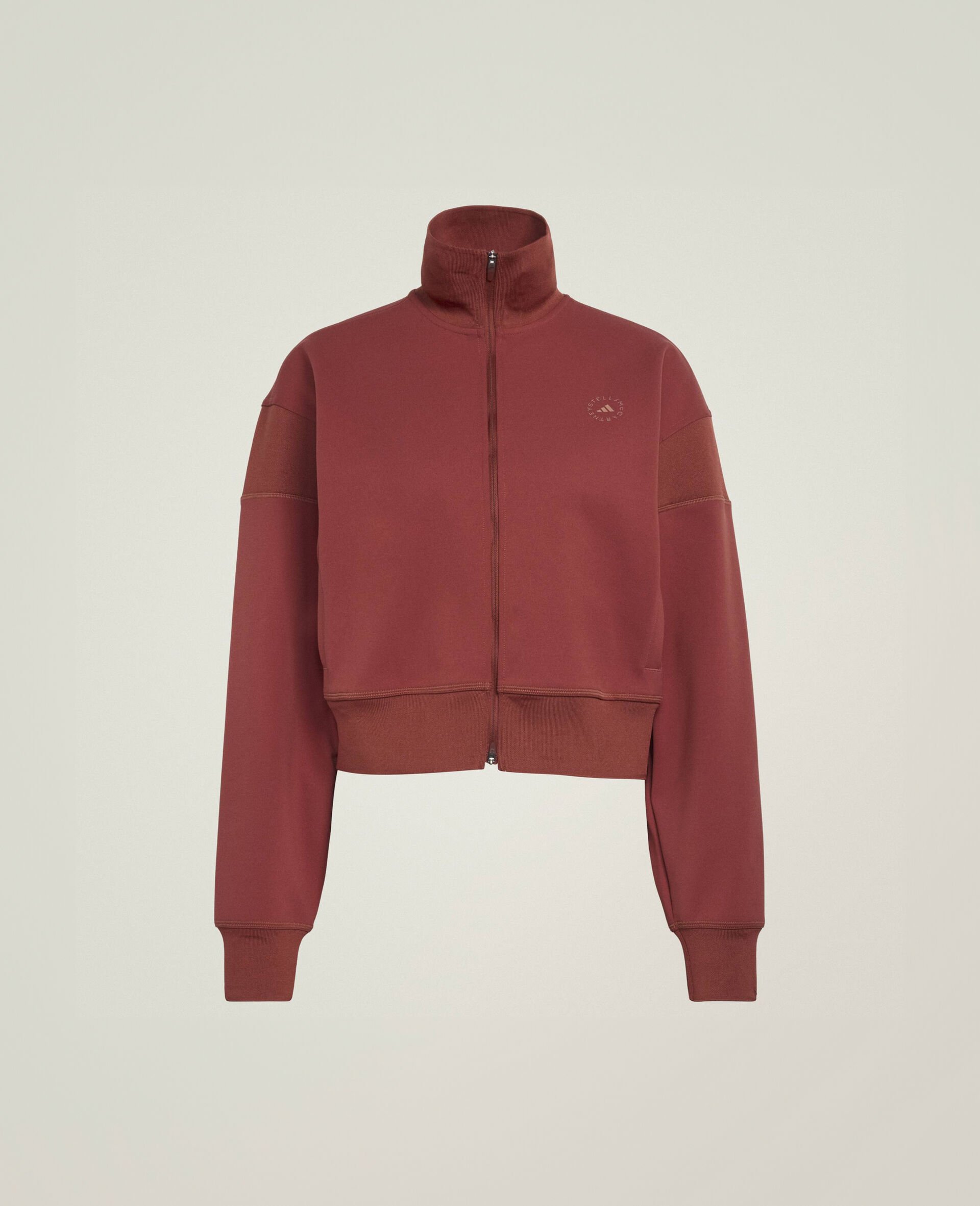 Logo Knitted Track Jacket-Red-medium