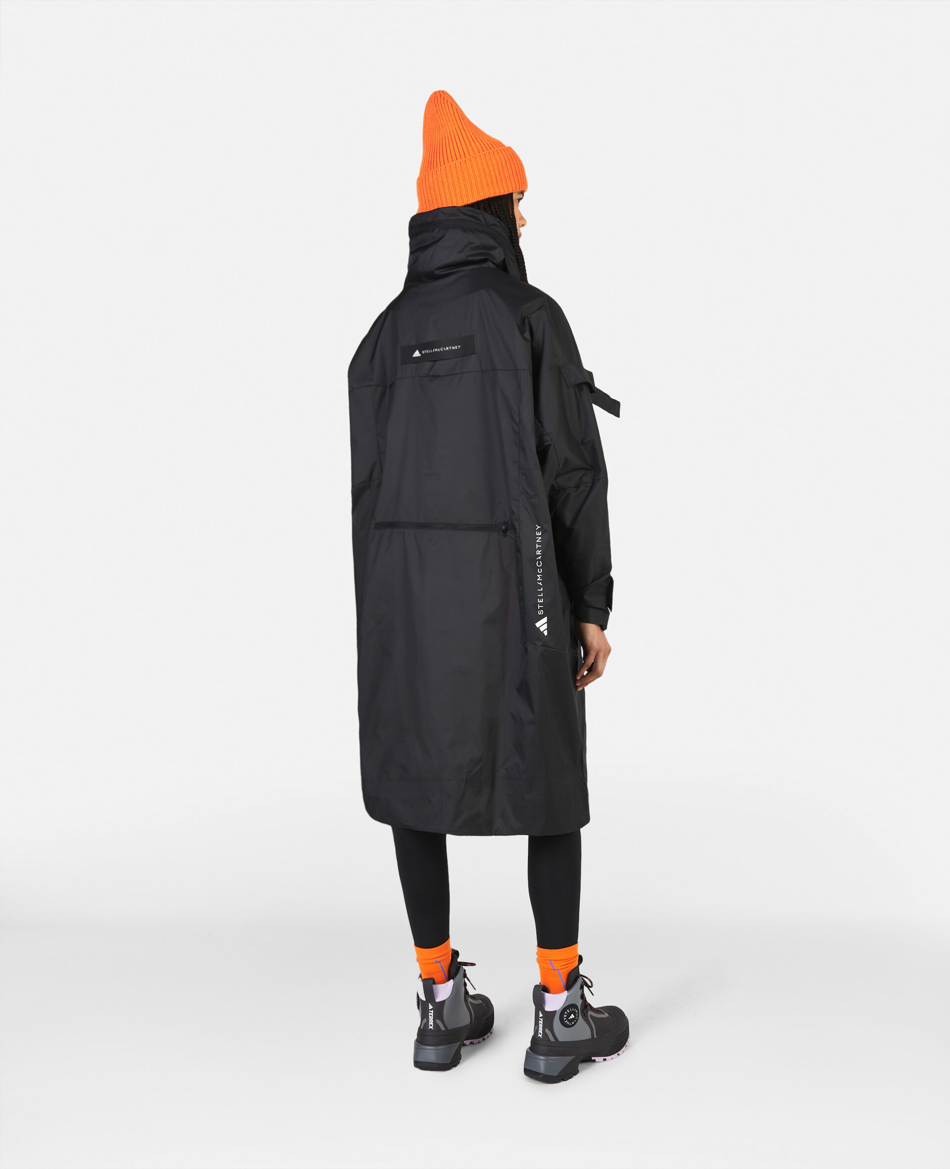 Gore-Tex Hooded Outdoors Jacket-Black-large image number 1