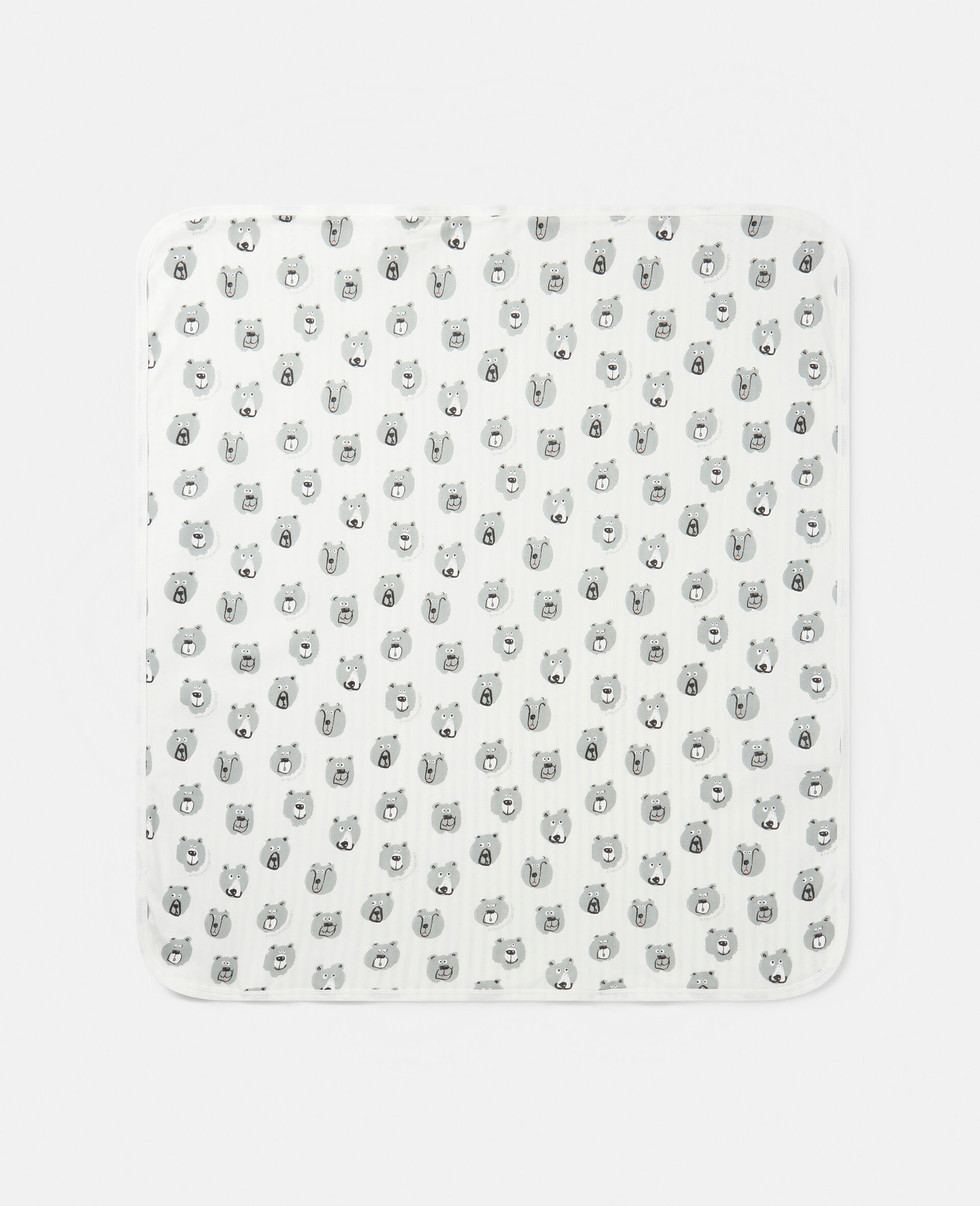 Bear Print Reversible Blanket-Multicolour-large image number 0
