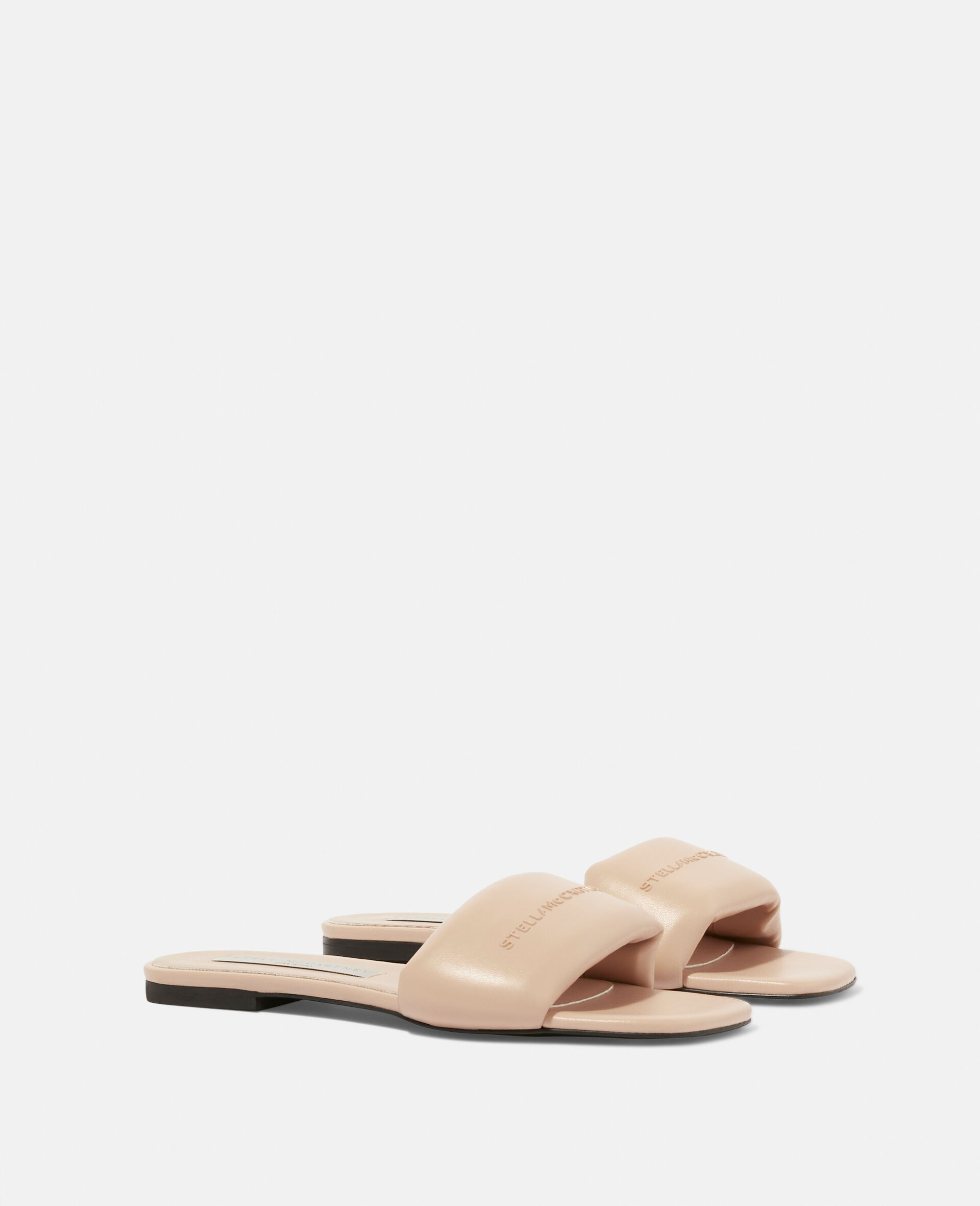 Signature Flat Logo Slides -Black-large image number 1