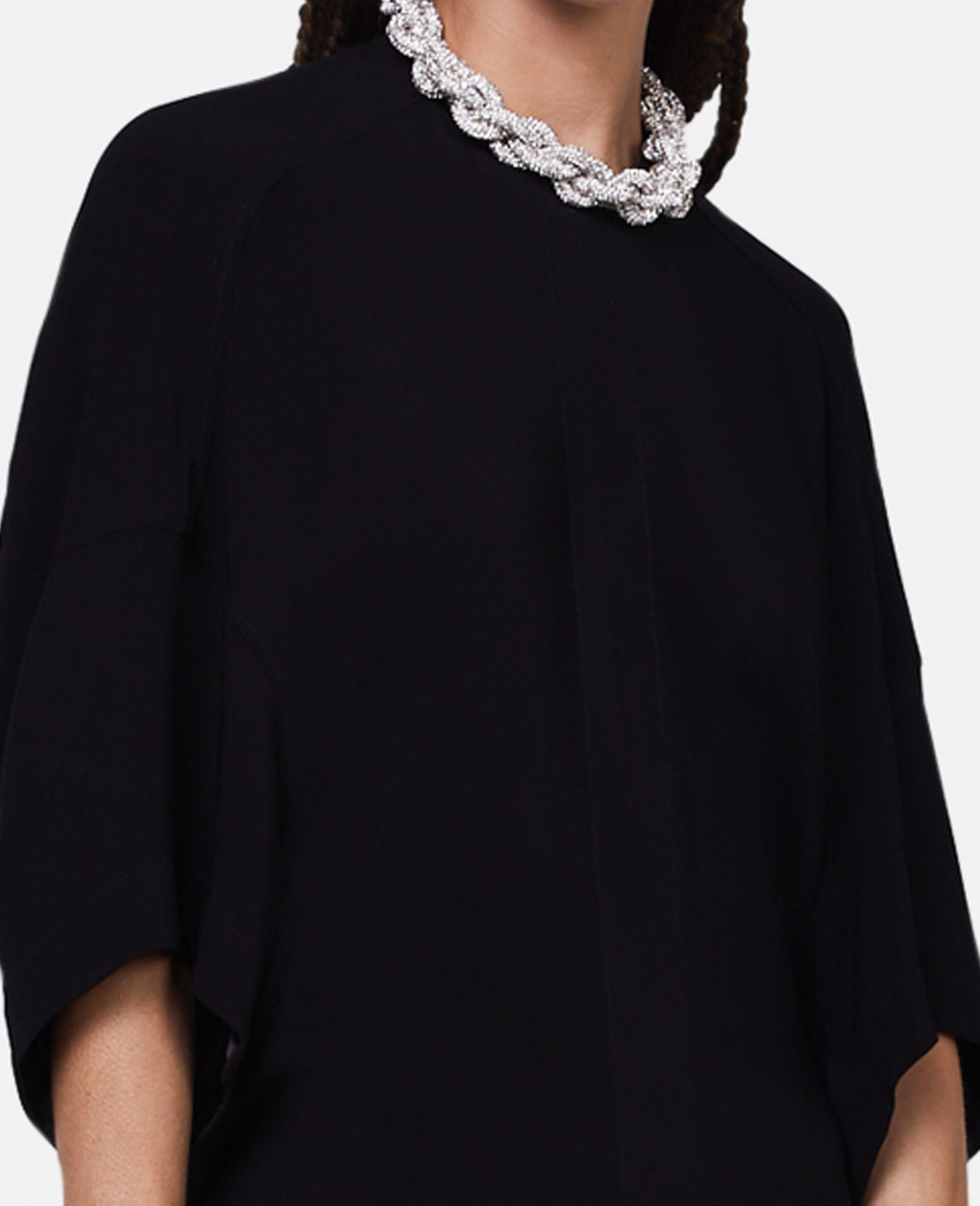 Falabella Crystal Chain Maxi Dress-Black-large image number 3