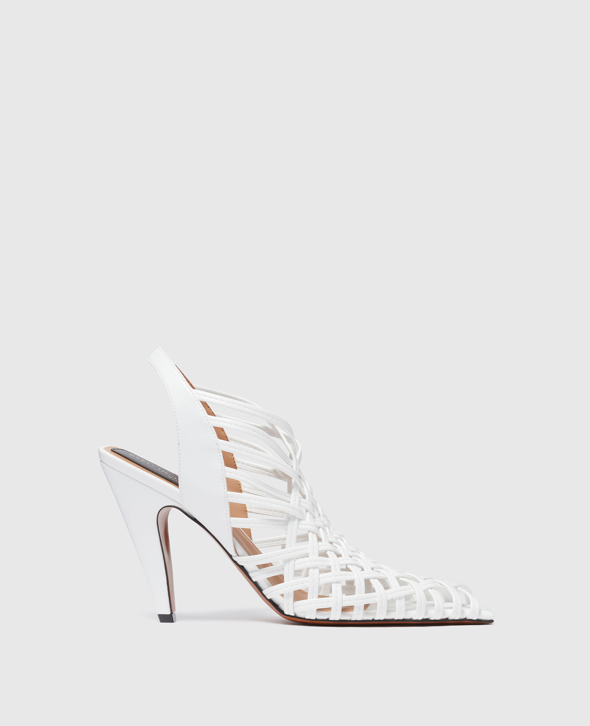 Stella Spur Woven Slingbacks-Gold-large image number 0