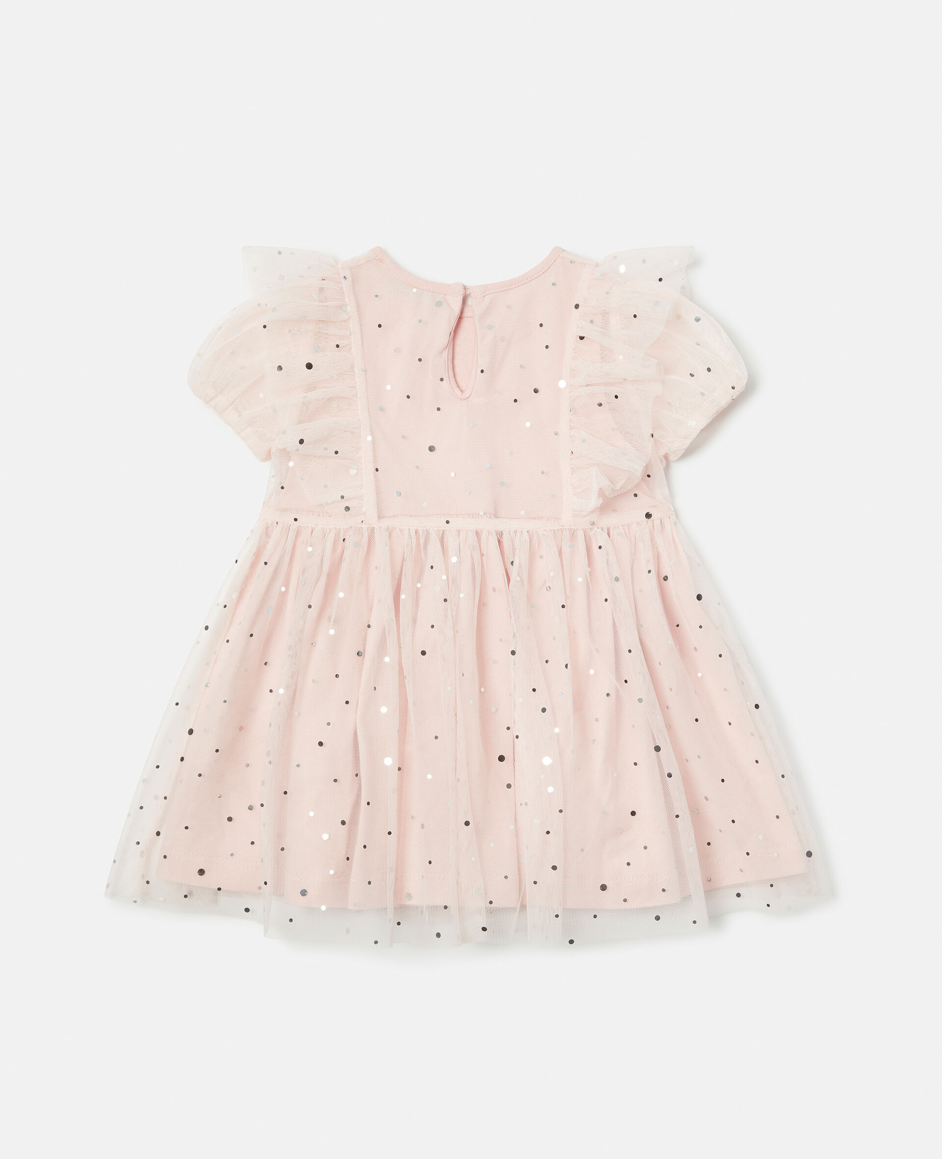 Crystal Dégradé Tulle Dress-Pink-large image number 2