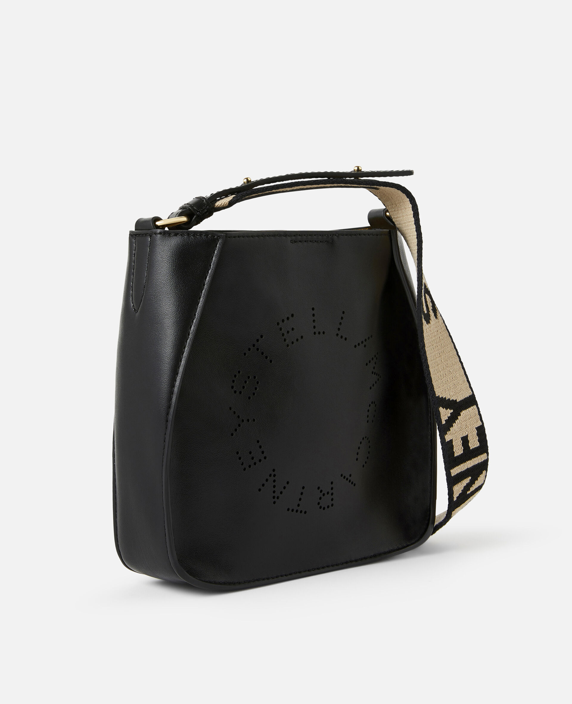 Mini Stella Logo Shoulder Bag -Black-large Mini Stella Logo Shoulder Bag -Black-large image number 1
