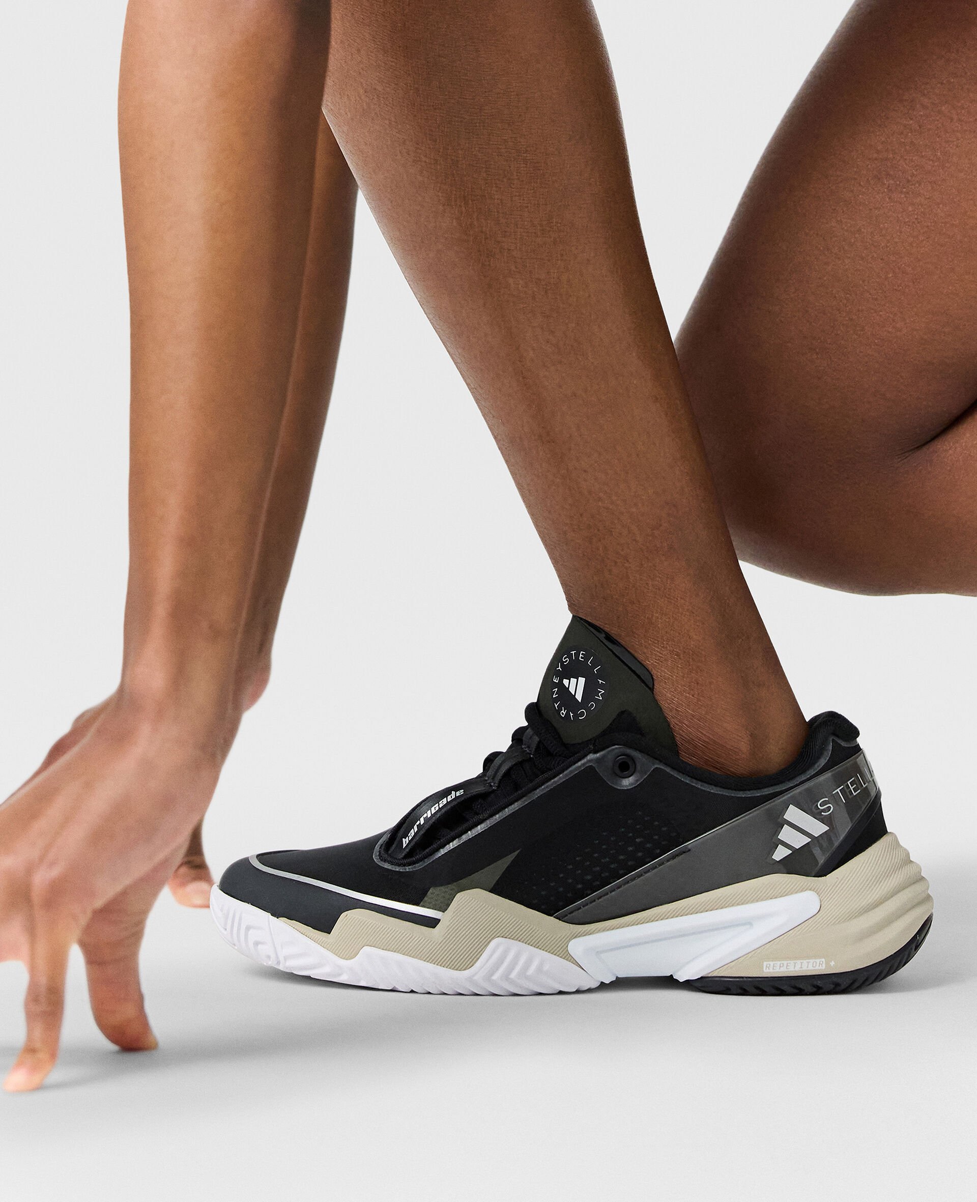 Barricade Tennis Trainers-Black-model
