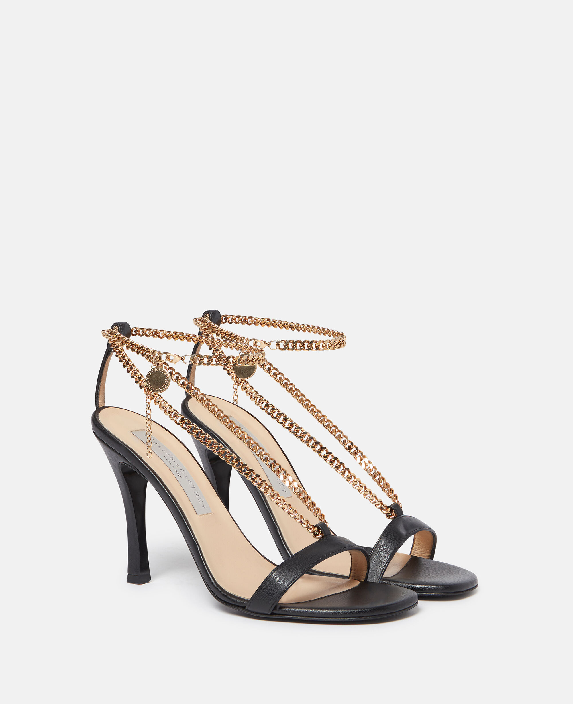 Women ブラック Stella 100 ヒールサンダル | Stella McCartney JP
