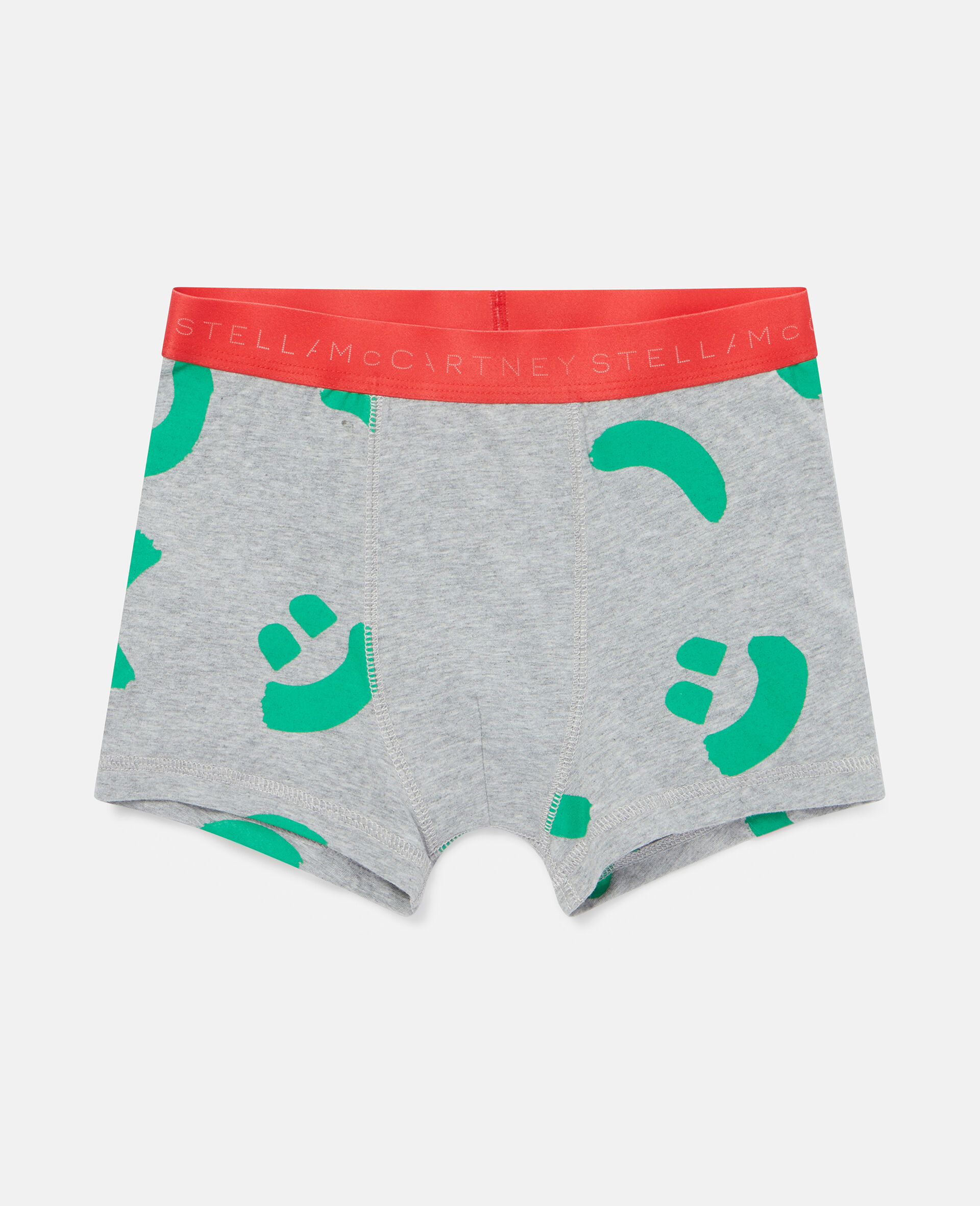 Smile Print Jersey Boxer Set-Multicoloured-large image number 1