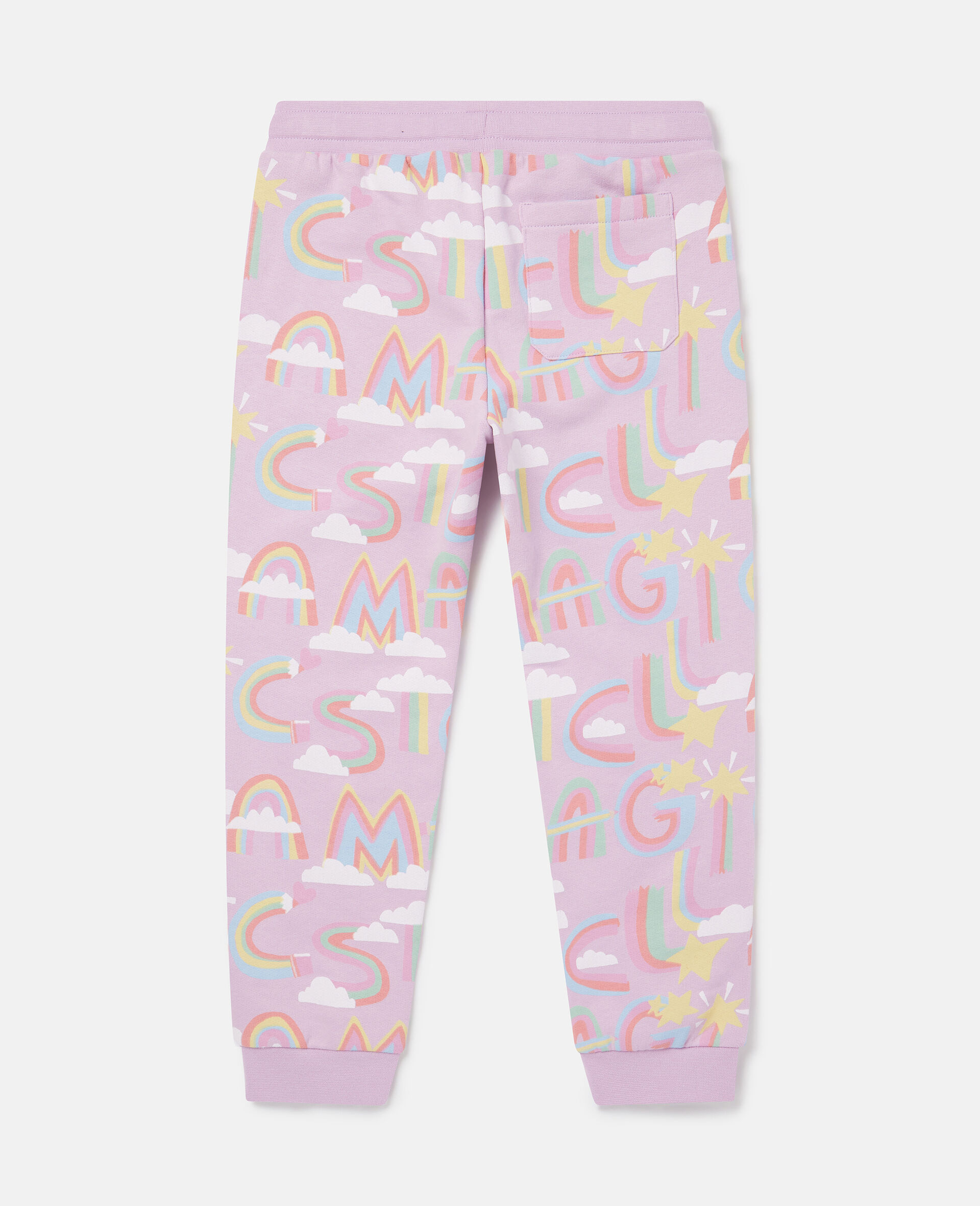 Rainbow Unicorn Cloud Joggers-Purple-large Rainbow Unicorn Cloud Joggers-Purple-large image number 2