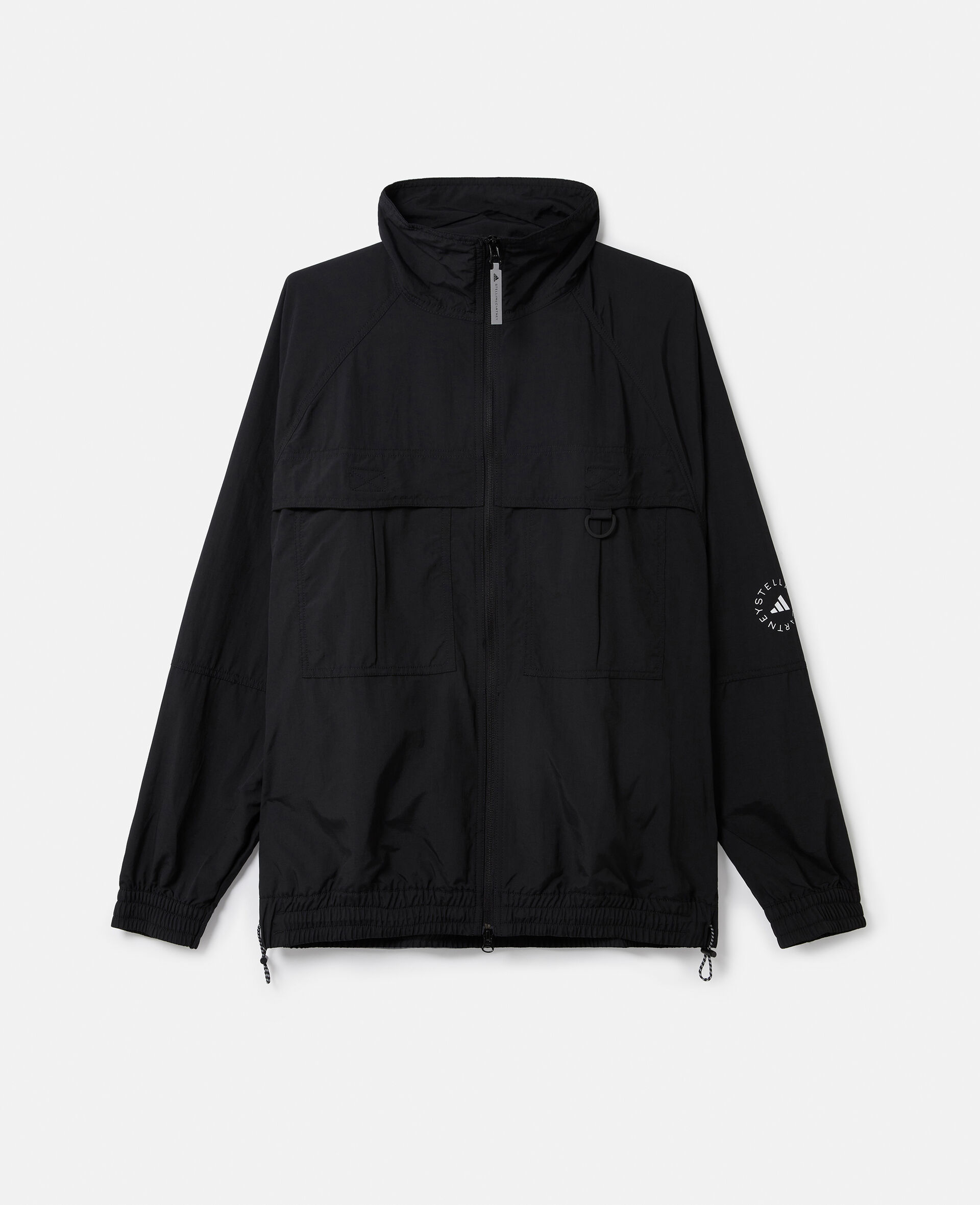 TrueCasuals Woven Track Jacket-Black-large image number 0