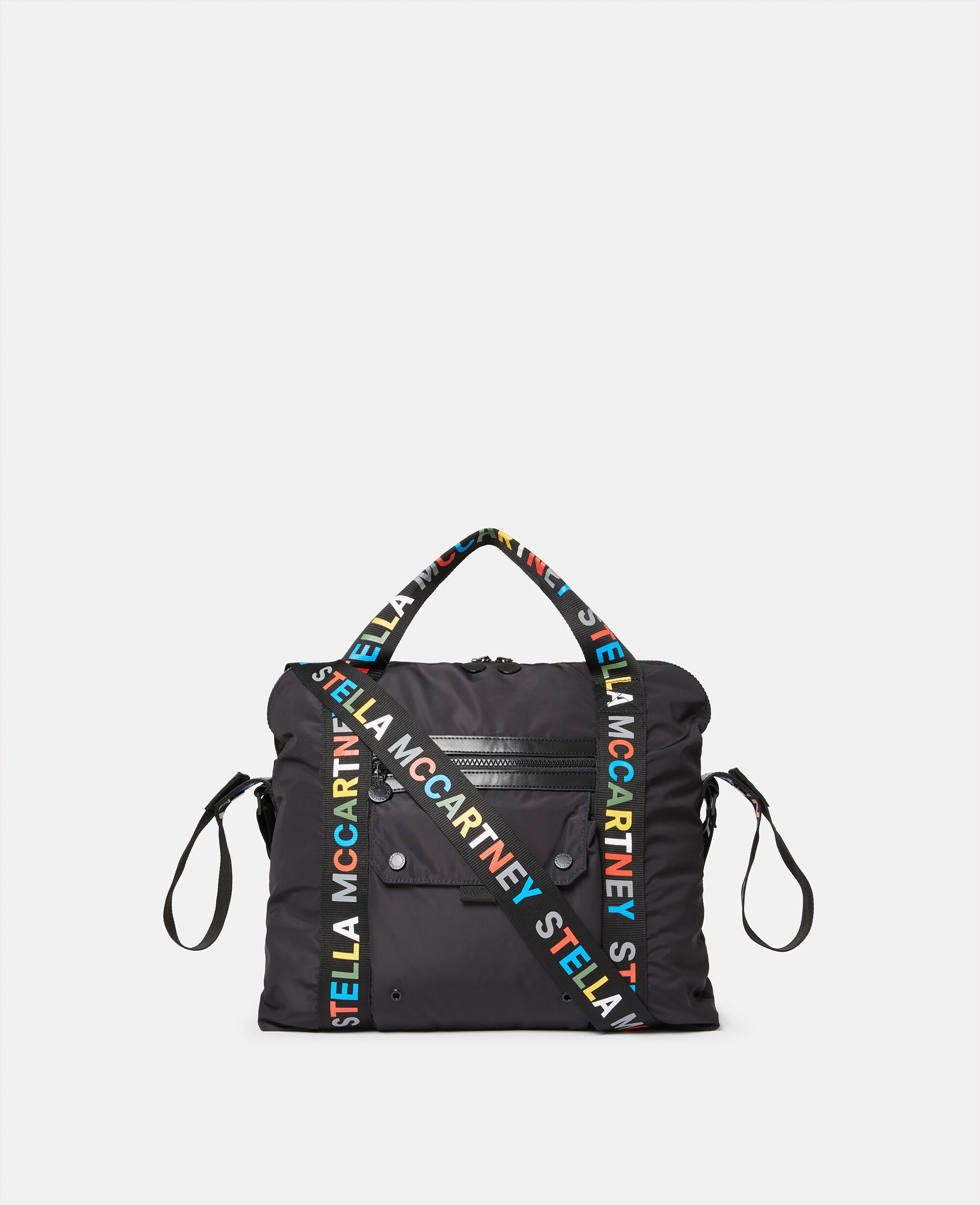Women Black Logo Tape Changing Bag Stella McCartney IE