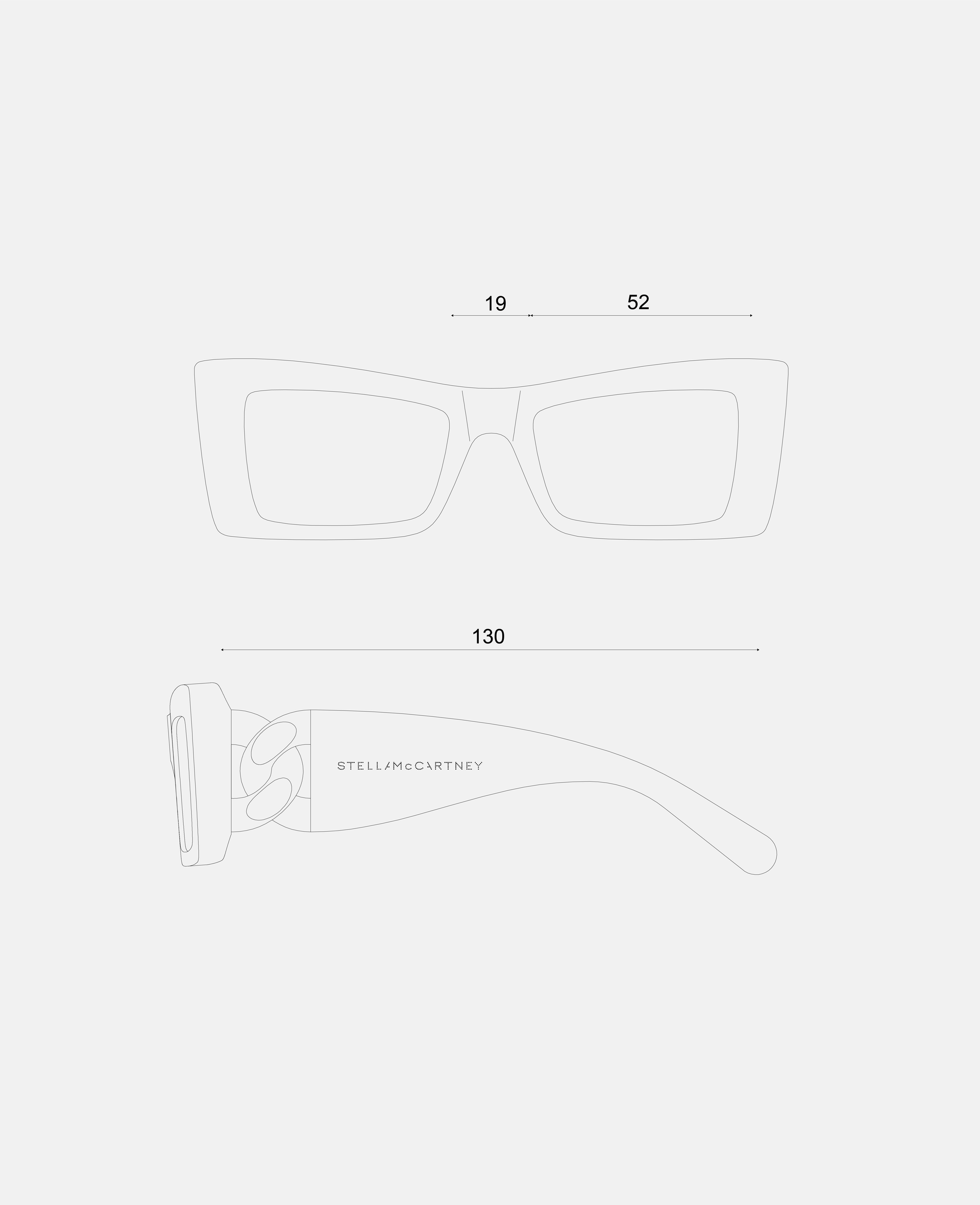 Square Cat-Eye Sunglasses-Black-large image number 4