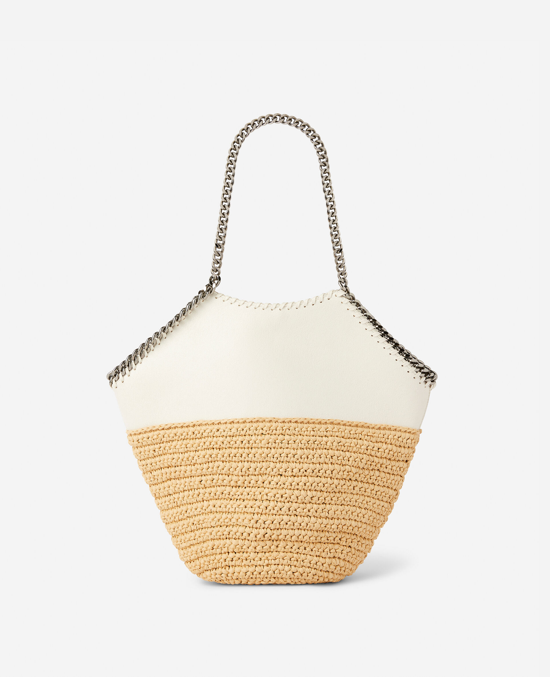 Falabella Raffia Medium Tote -Green-large Falabella Raffia Medium Tote -Green-large image number 2