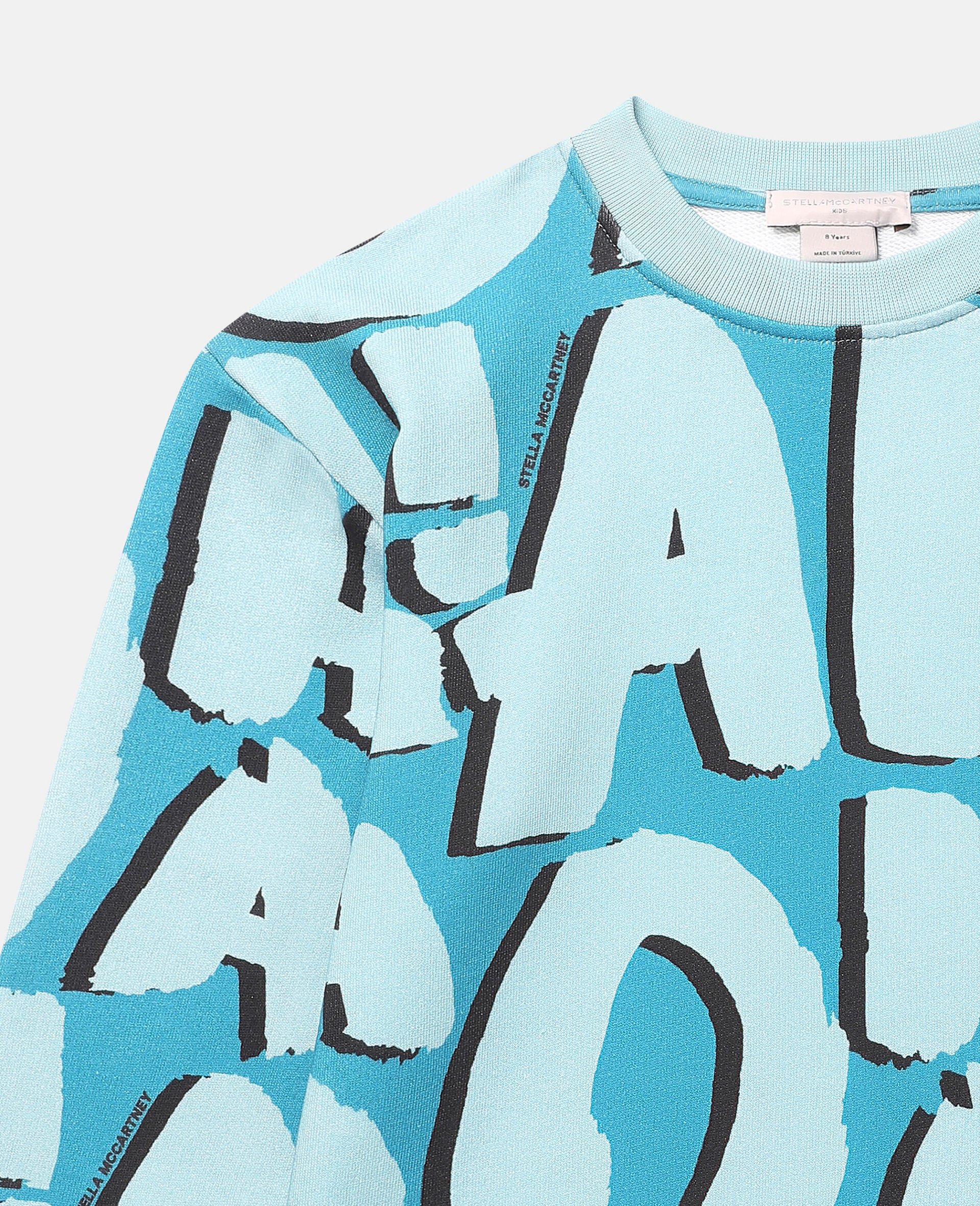 Aloha Lettering Sweatshirt-Blu-large Aloha Lettering Sweatshirt-Blu-large image number 3