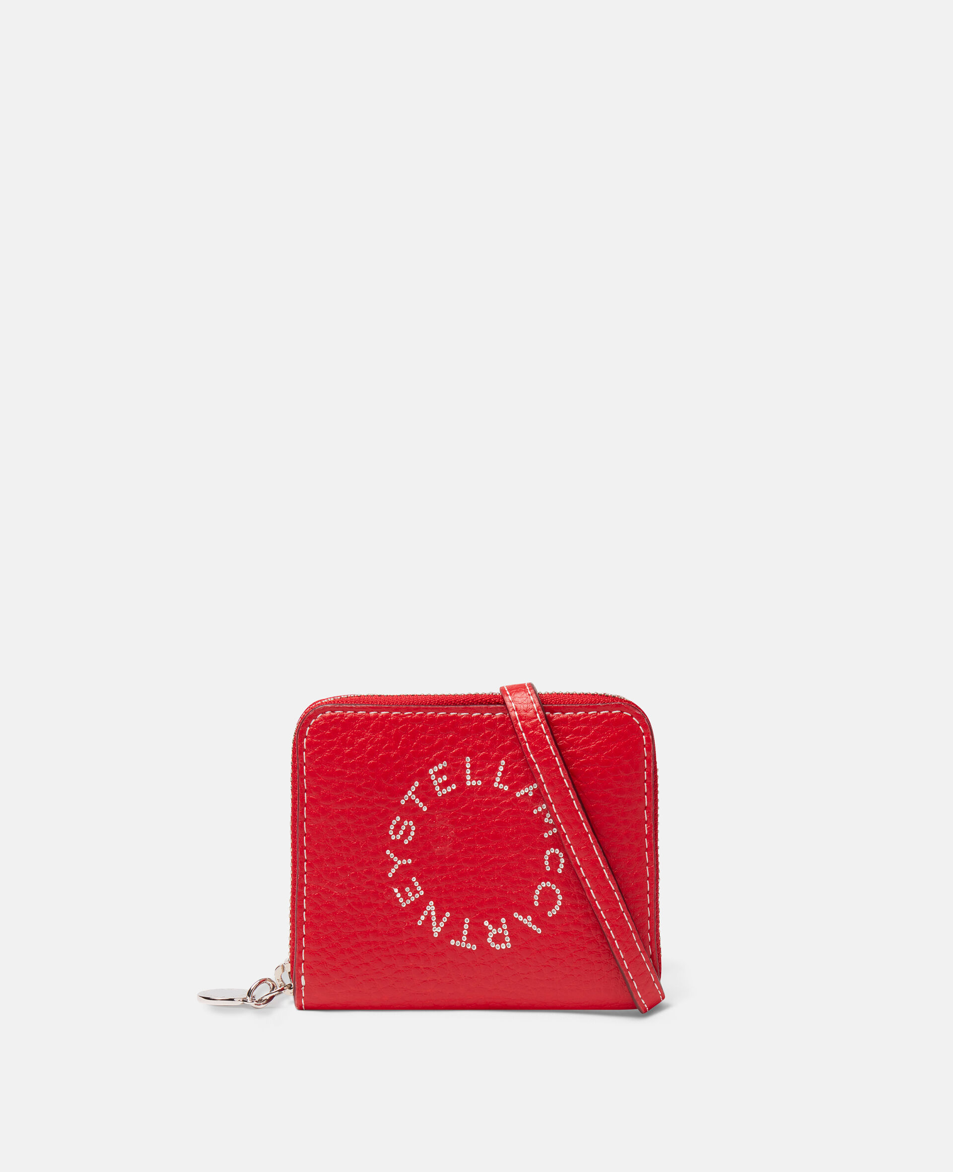 Stella Logo Zipped Strap Cardholder-Red-large image number 0