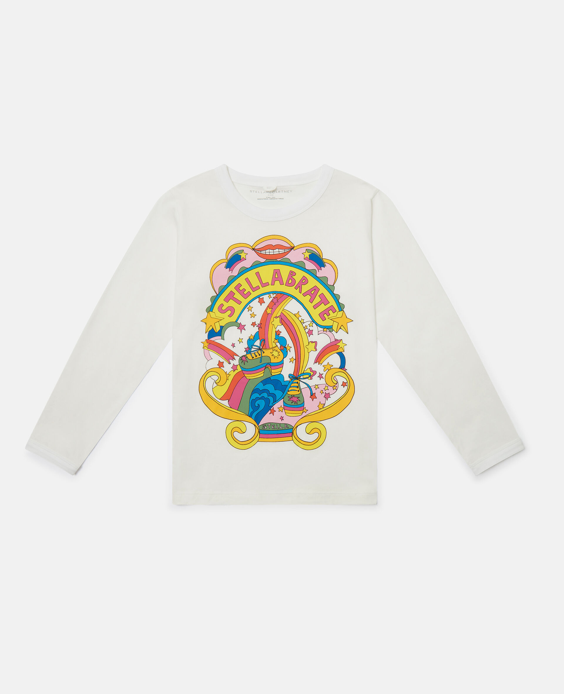 Stellabration Graphic T-Shirt-White-large image number 0