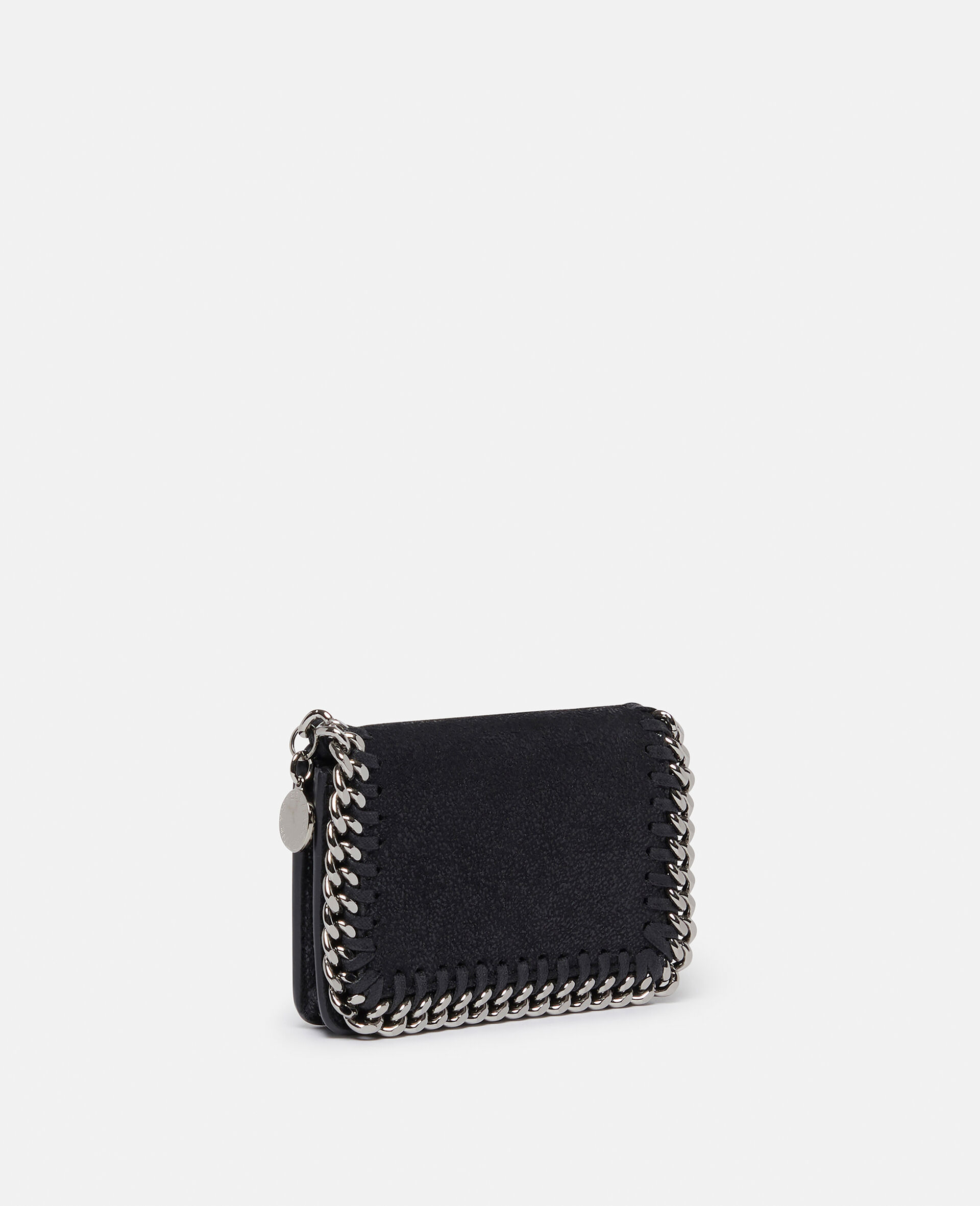 Falabella Small Flap Wallet-Black-large image number 1