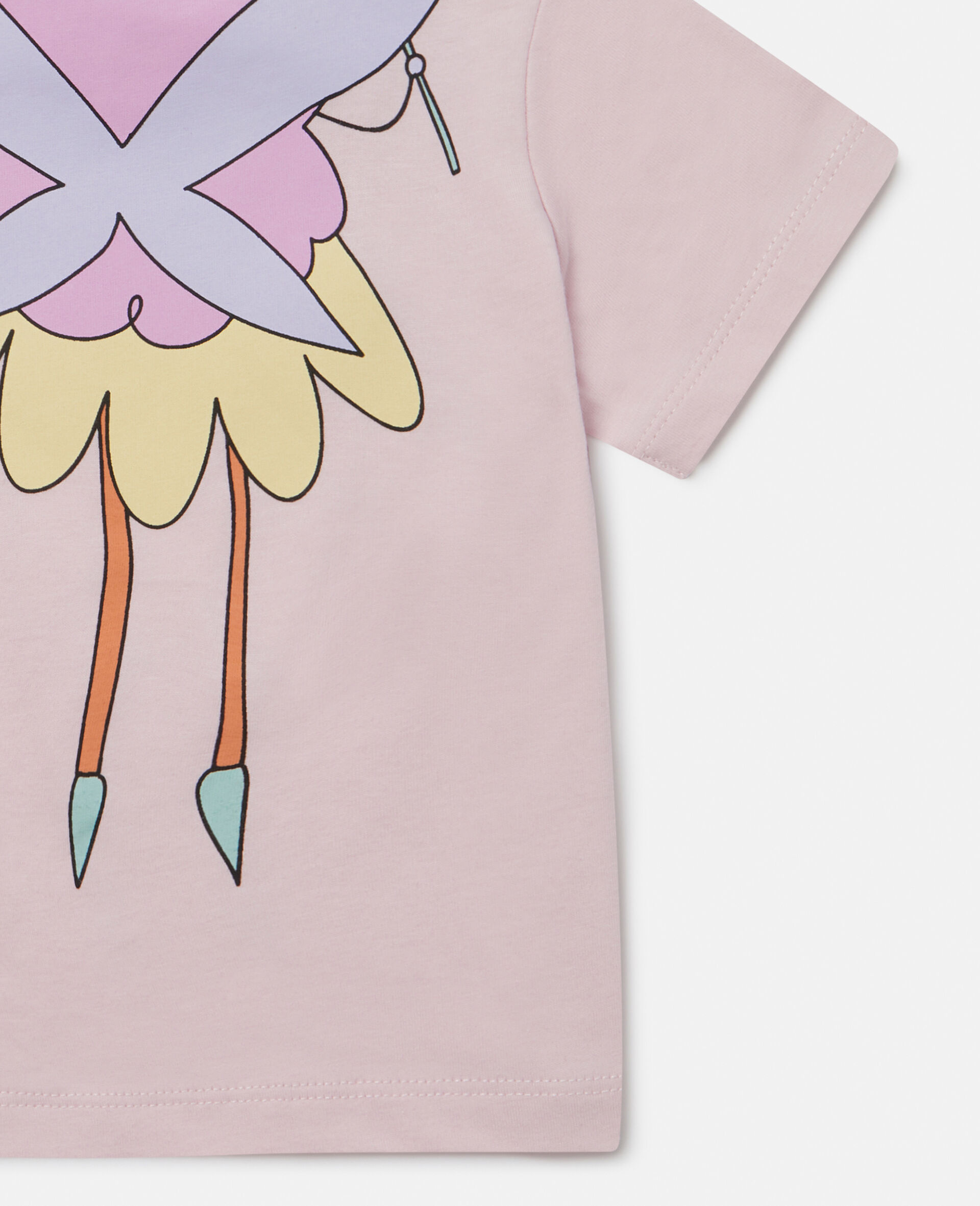 フェアリー グラフィック クルーネックTシャツ-ピンク-large image number 3