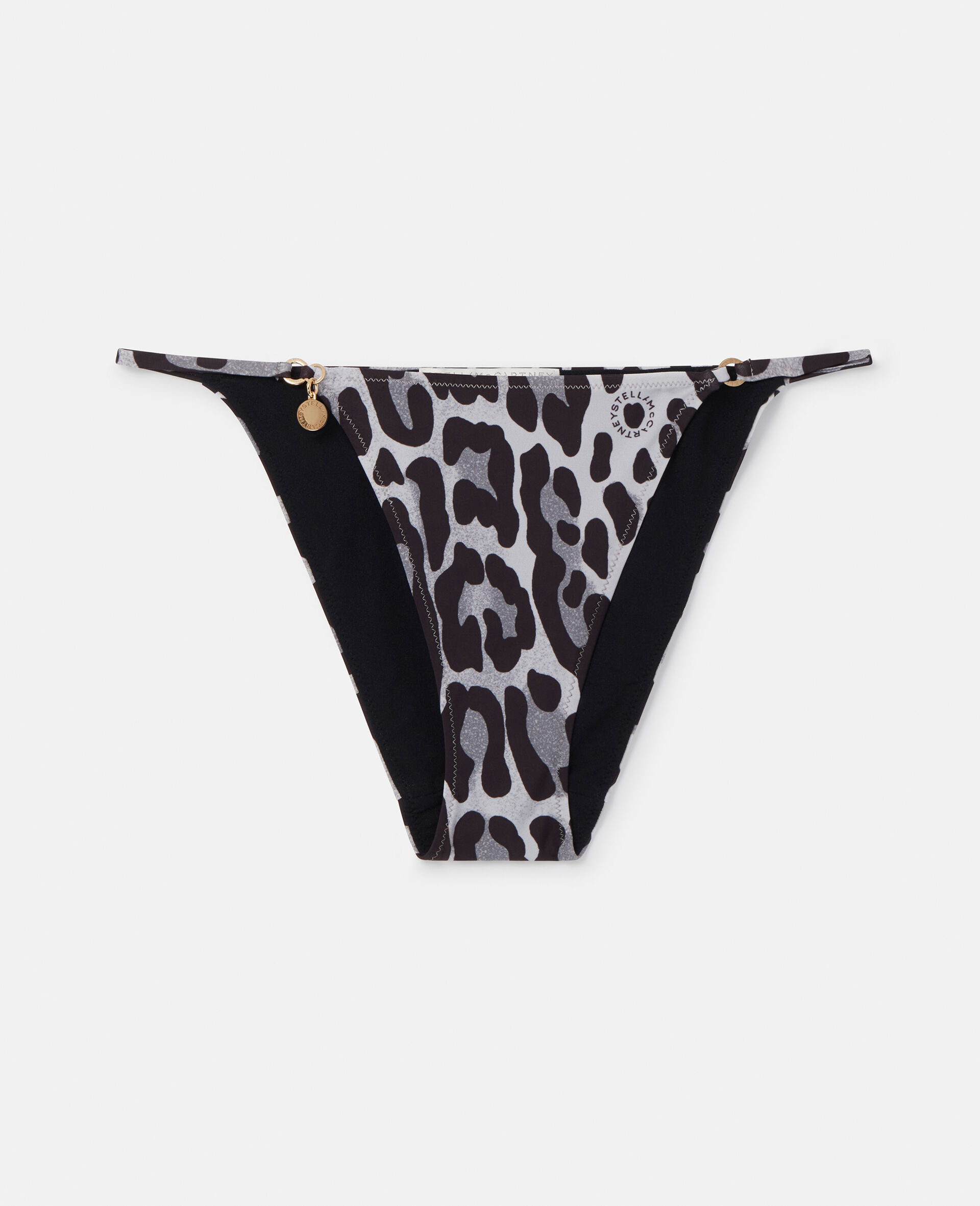 Leopard Print High Leg Briefs-Grey-large image number 0