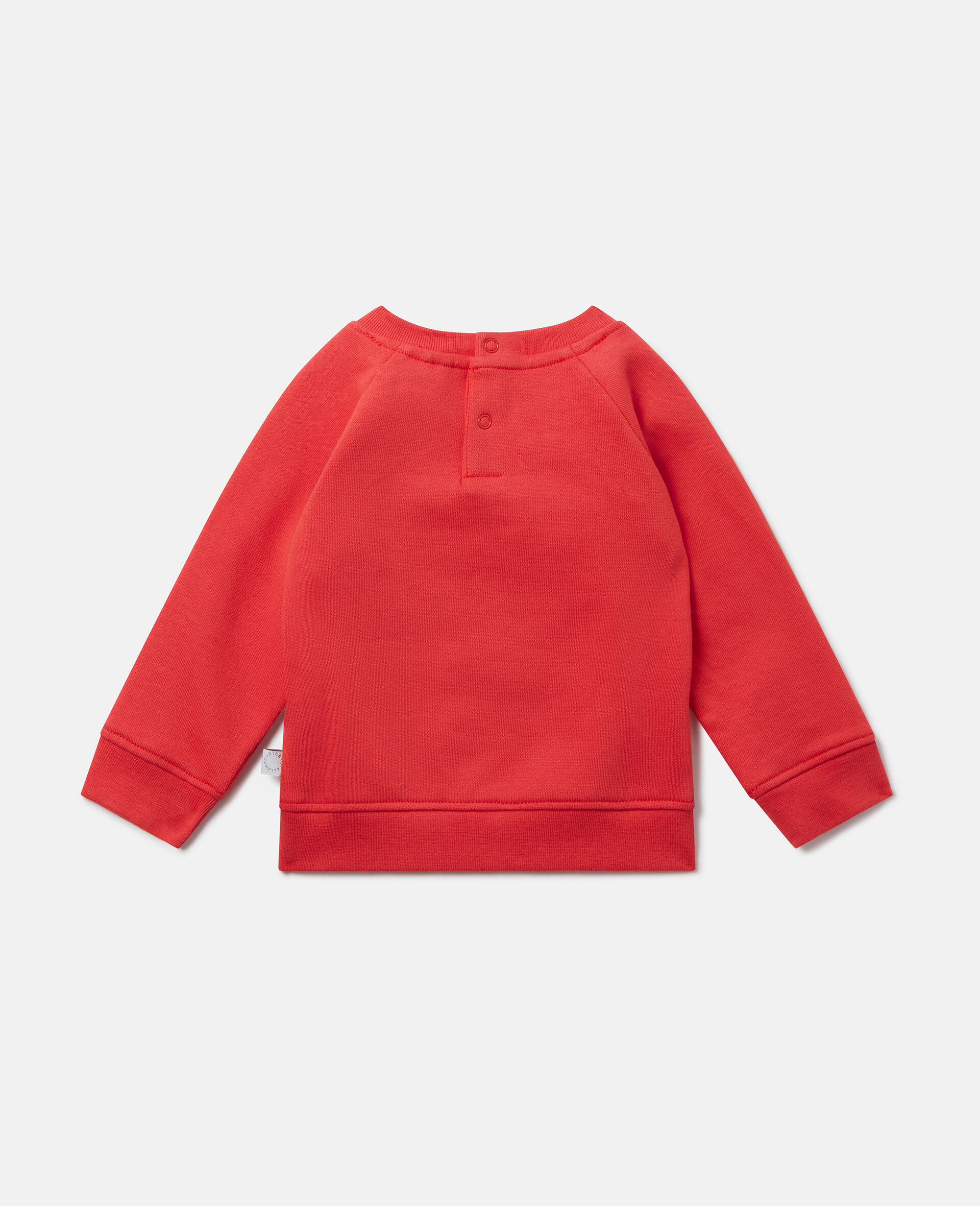 Gingerbread House Motif Sweatshirt-Red-large image number 2