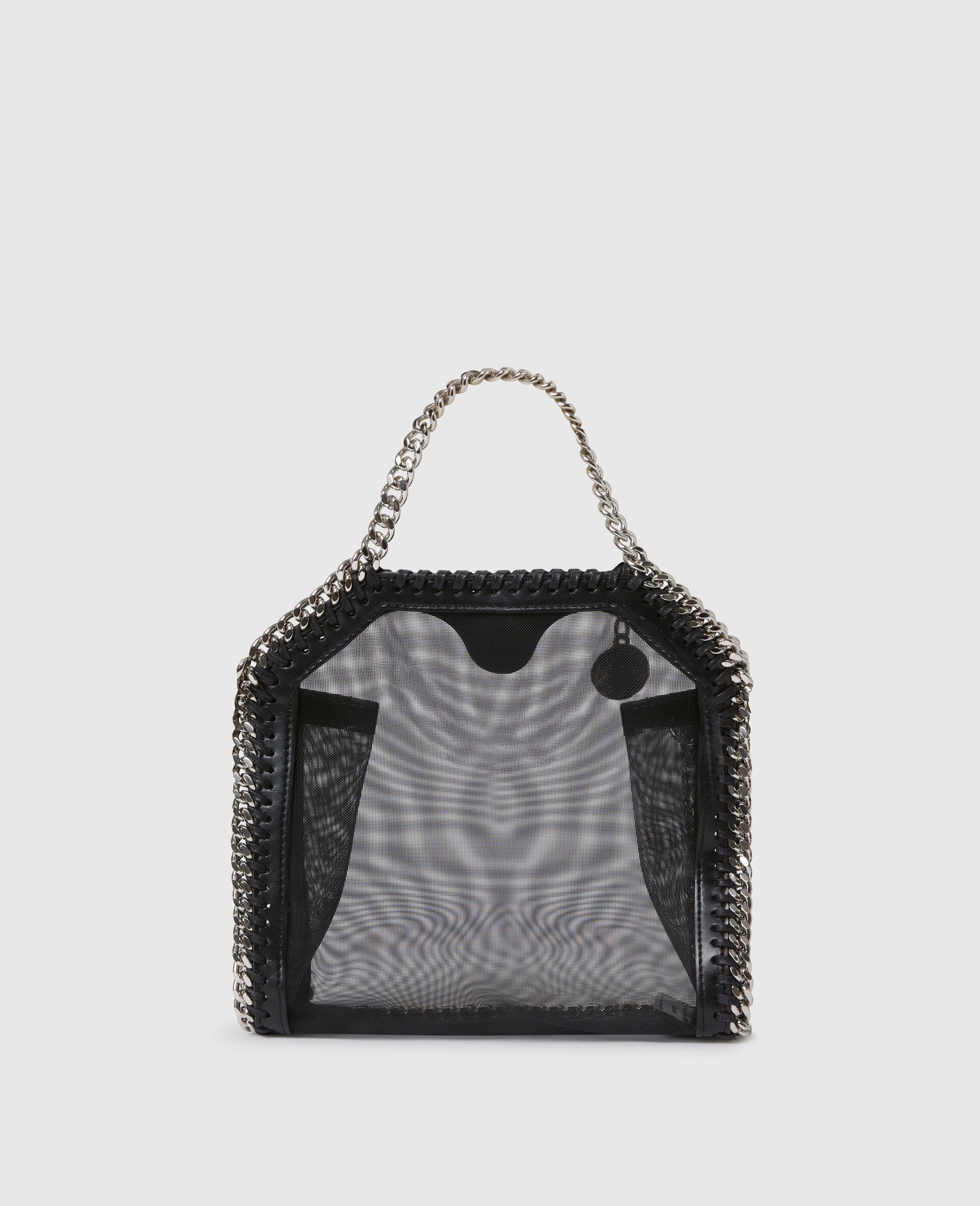 Falabella Mesh Tiny Tote-Black-large image number 3